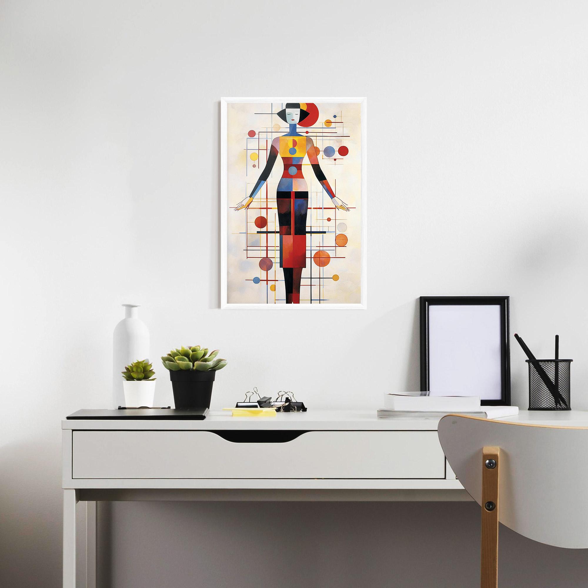 Gerahmte Poster Poster Woman Artist mockup 7