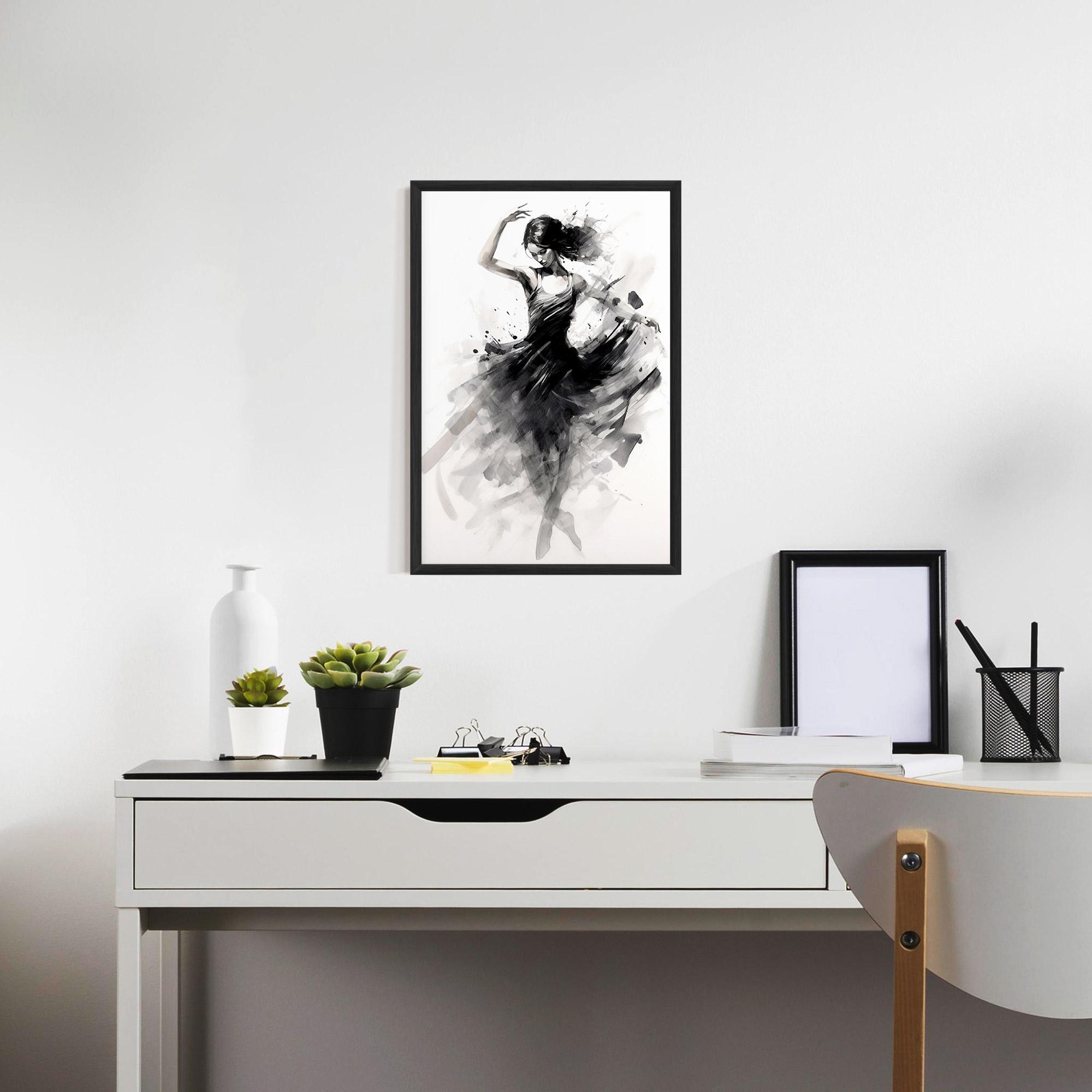 Gerahmte Poster Dancing Woman mockup 7