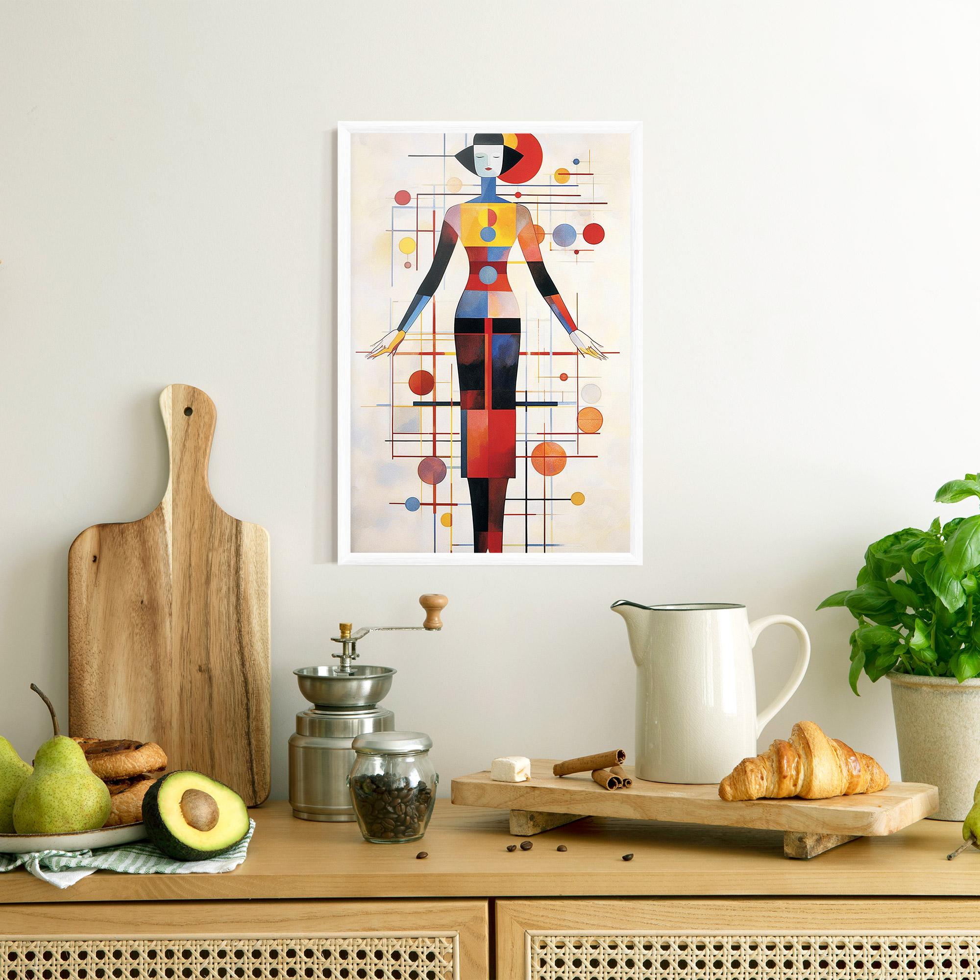 Gerahmte Poster Poster Woman Artist mockup 8