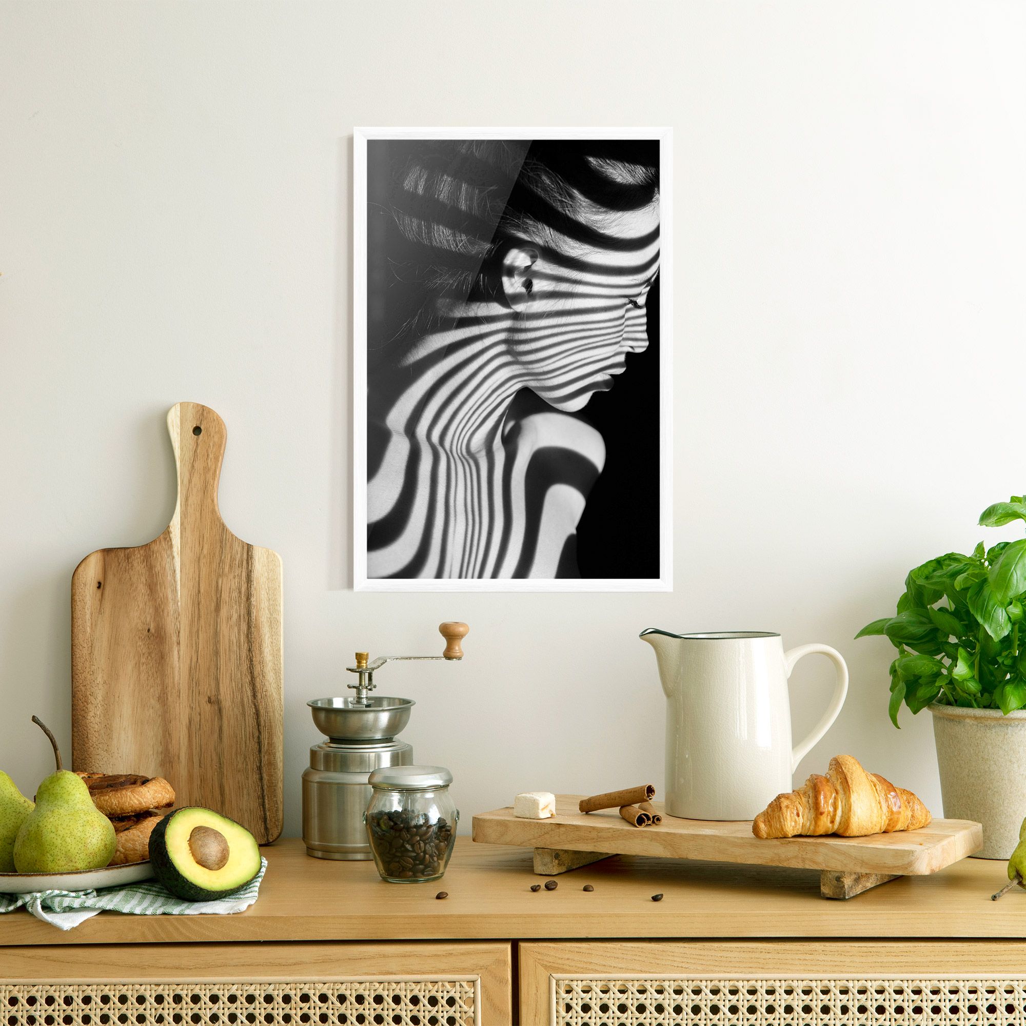 Zebra Stripes Woman mockup 8
