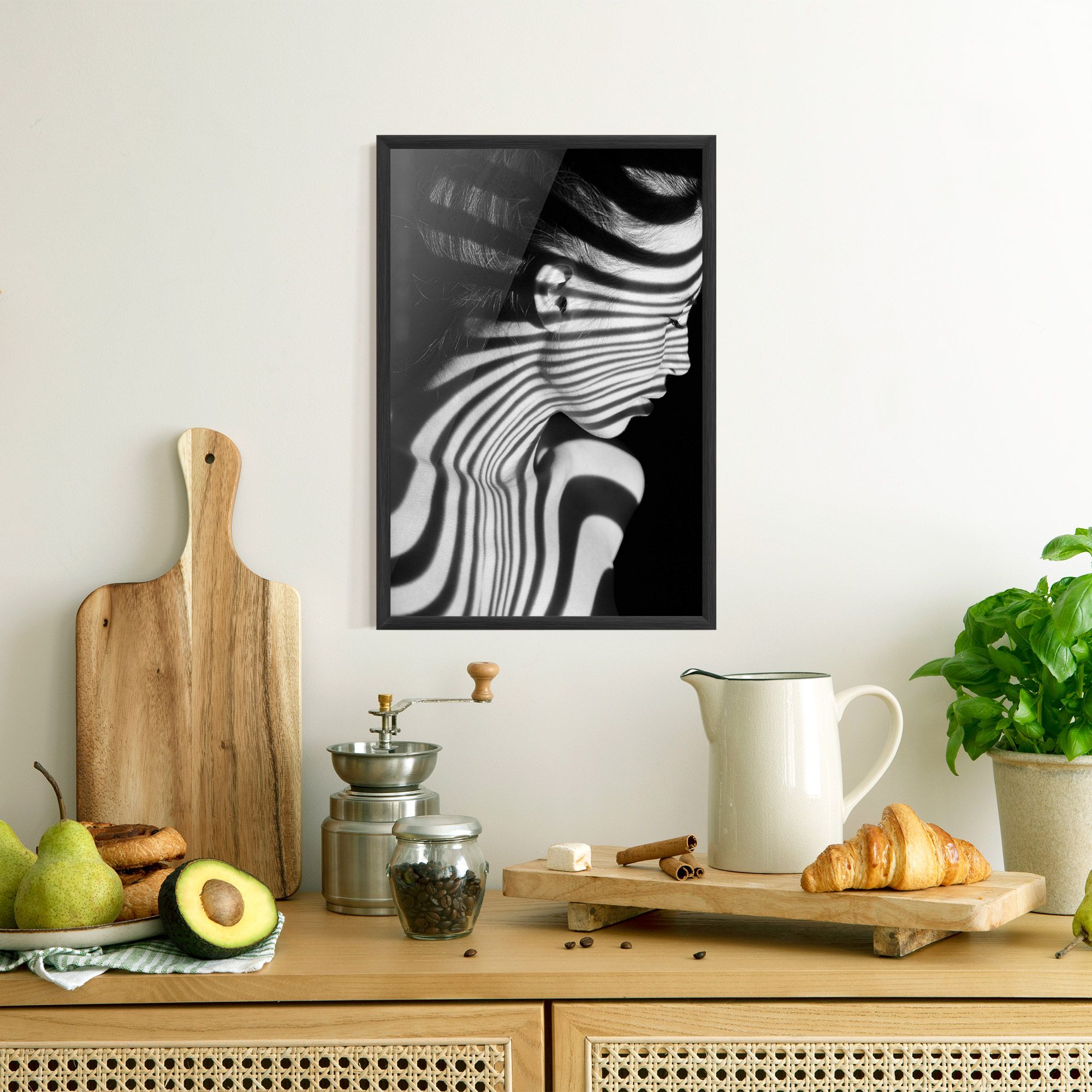 Zebra Stripes Woman mockup 8