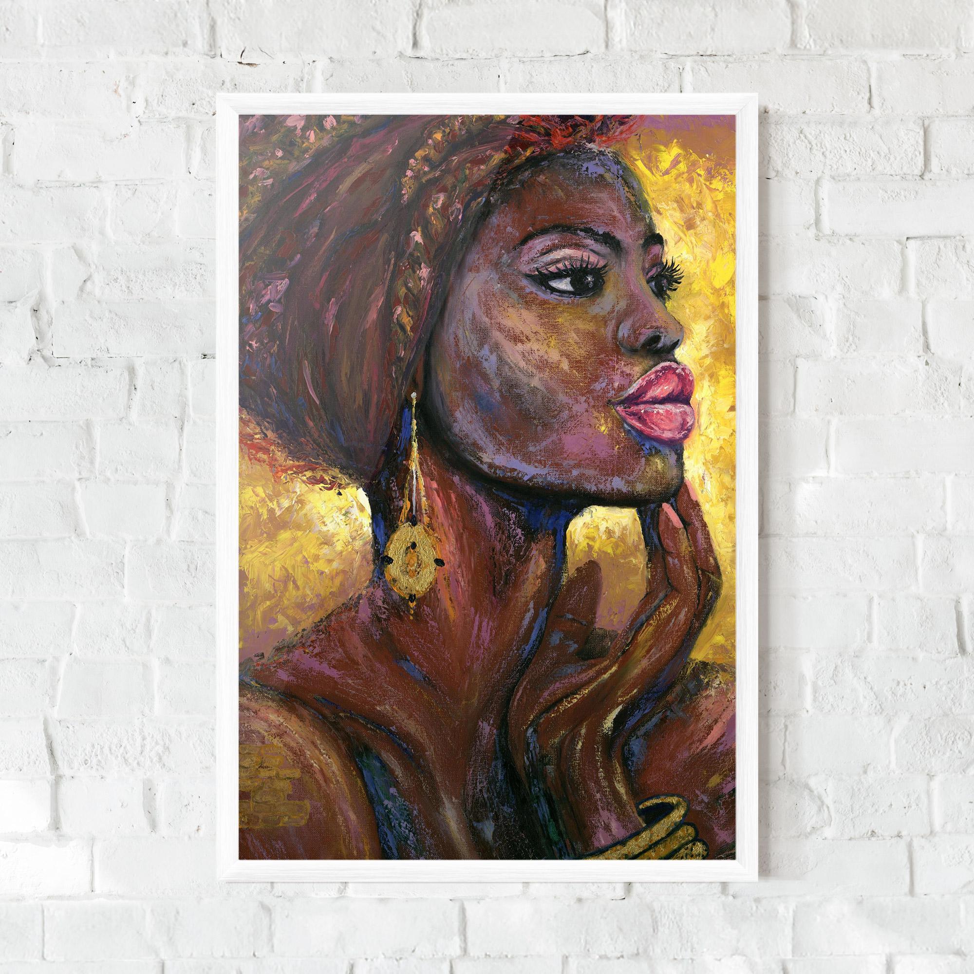 Gerahmte Poster African Women mockup 0