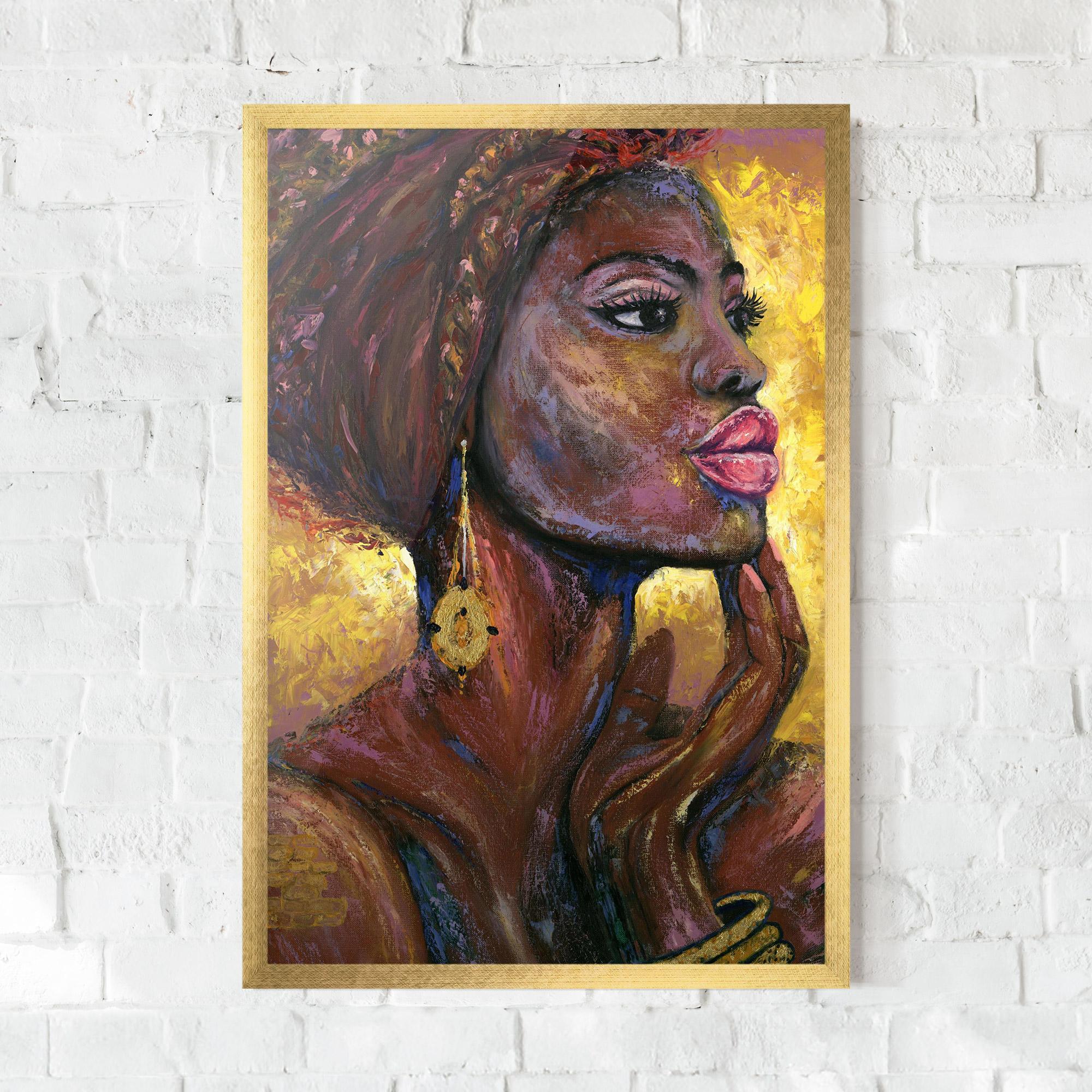 Gerahmte Poster African Women mockup 0