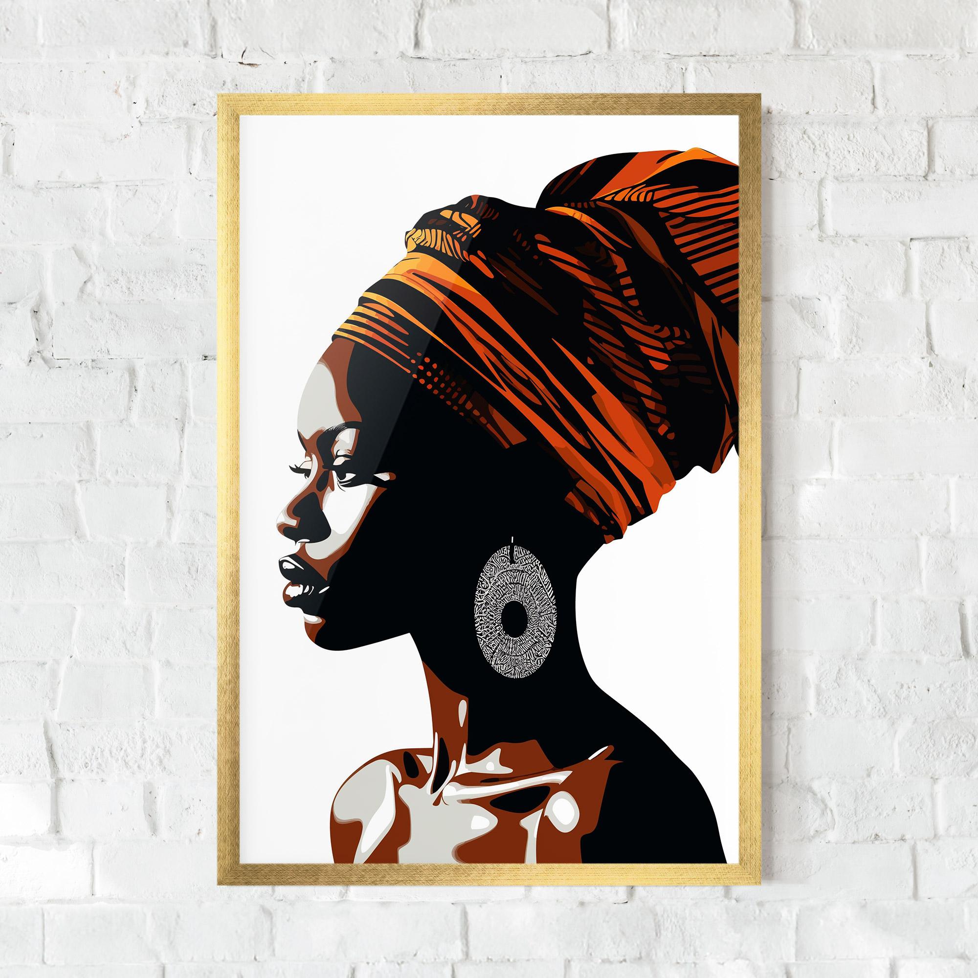 Gerahmte Poster Black Pretty Woman mockup 0