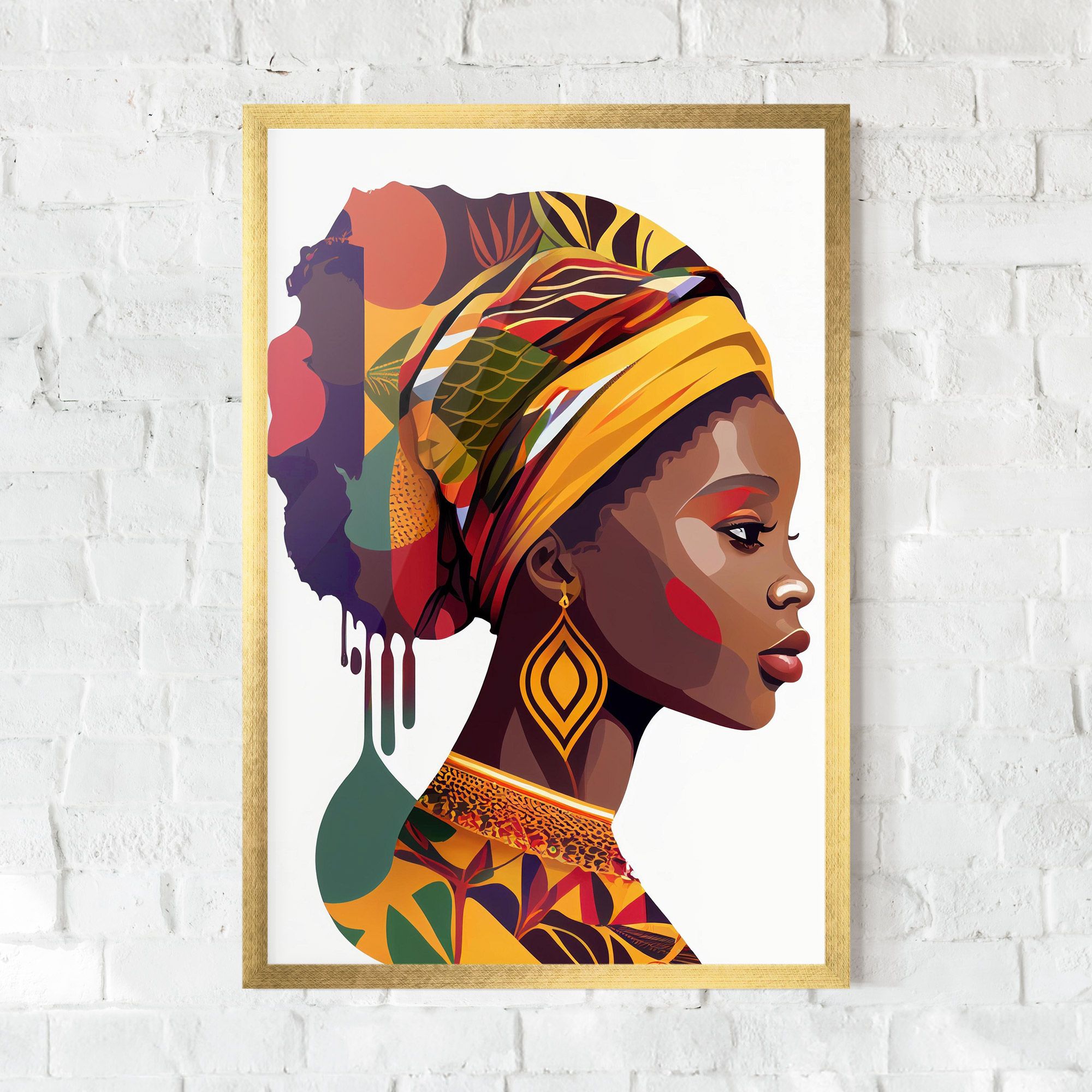 Colorful African mockup 0