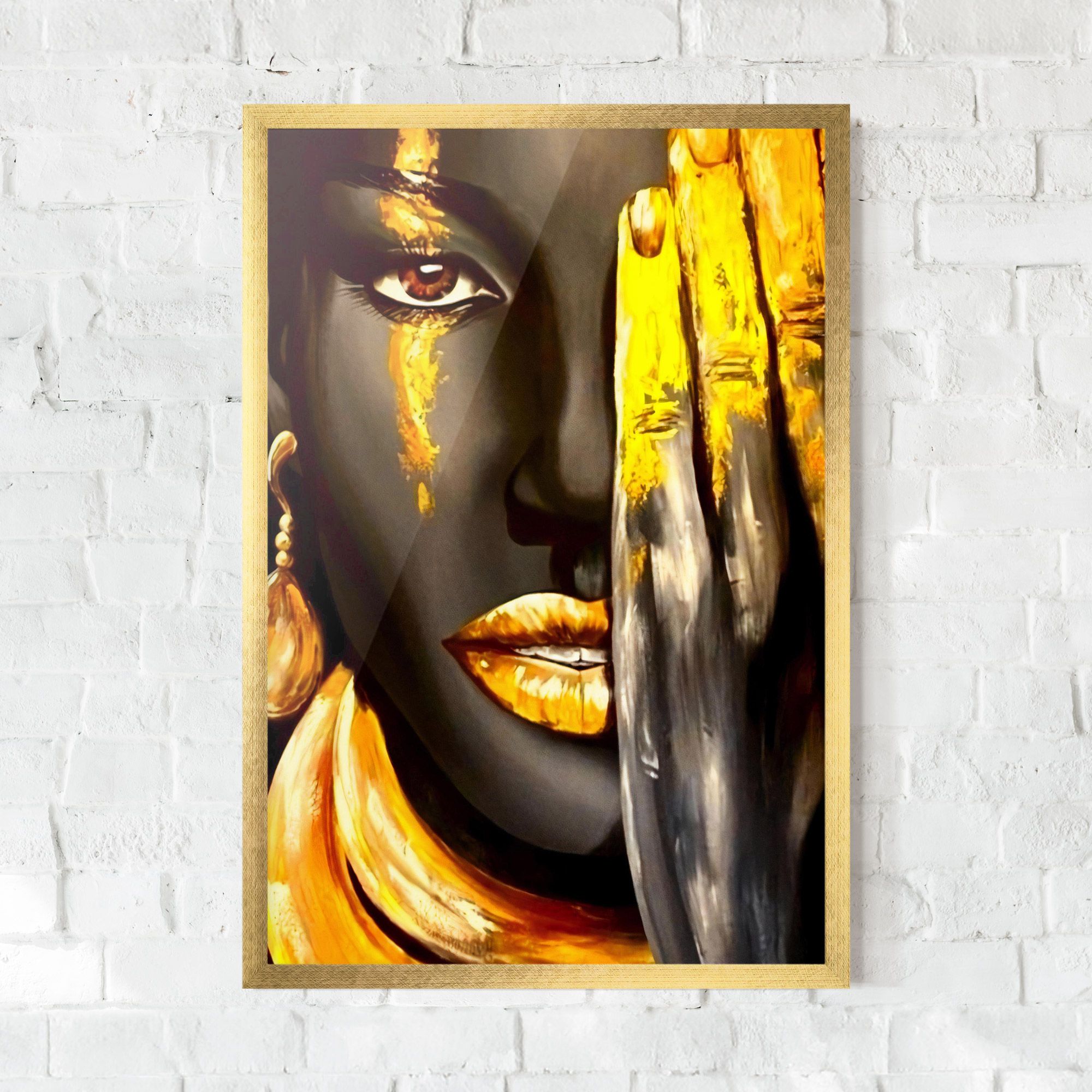 Golden African Women mockup 0