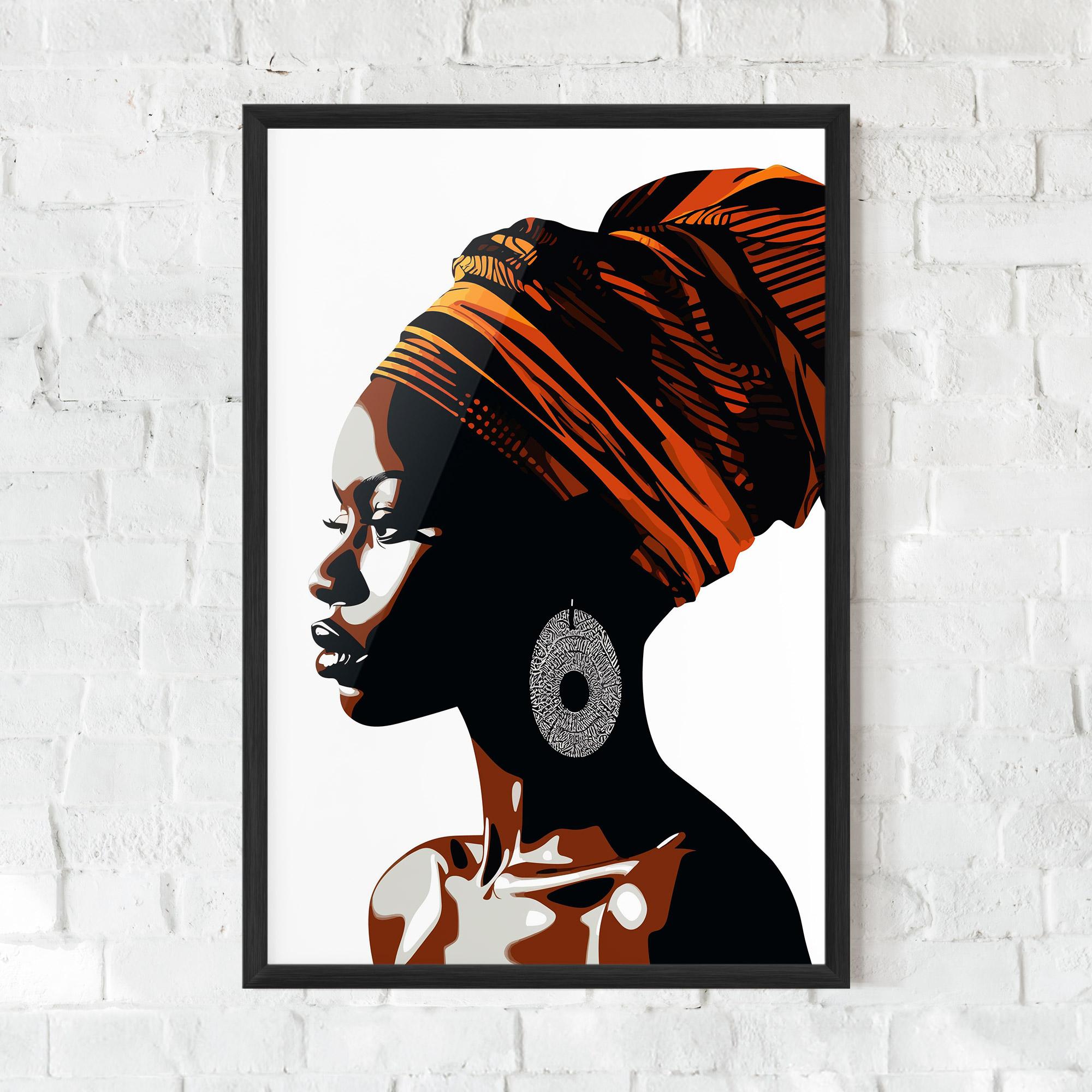 Gerahmte Poster Black Pretty Woman mockup 0