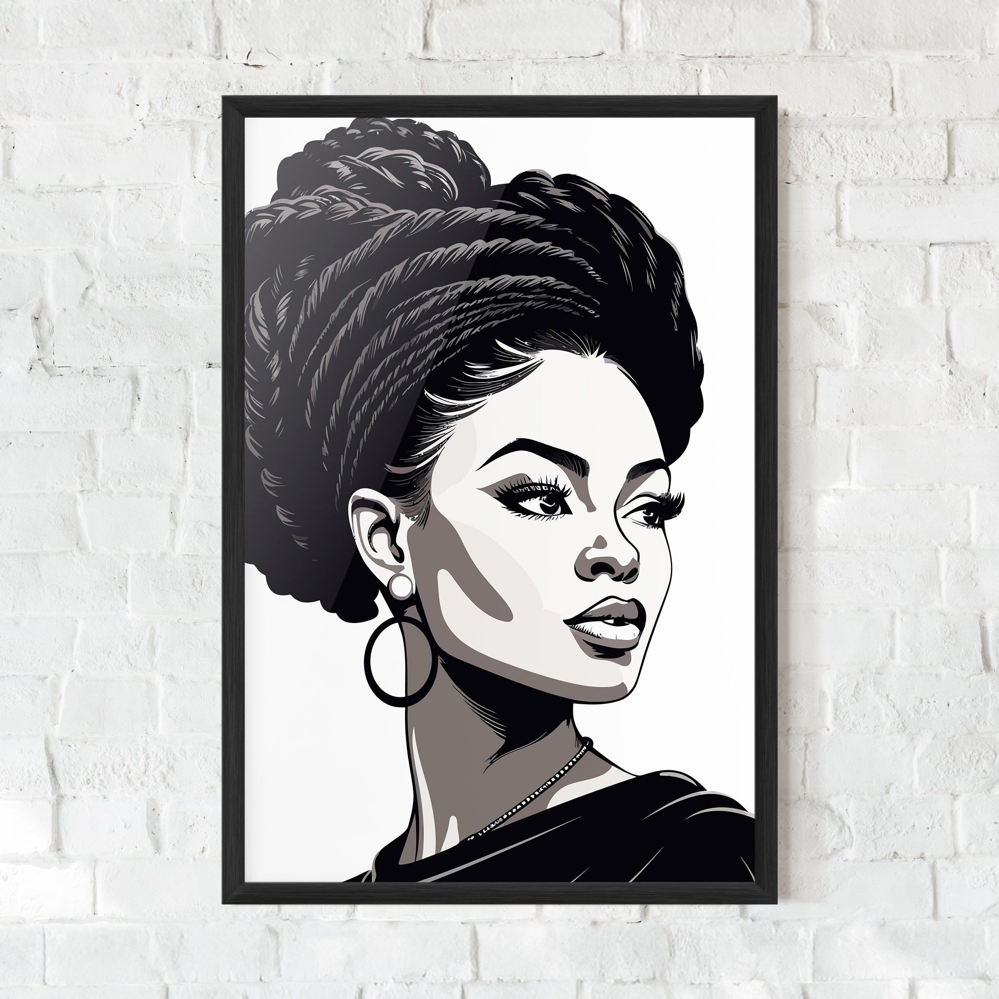 Brown Skin Woman mockup 0