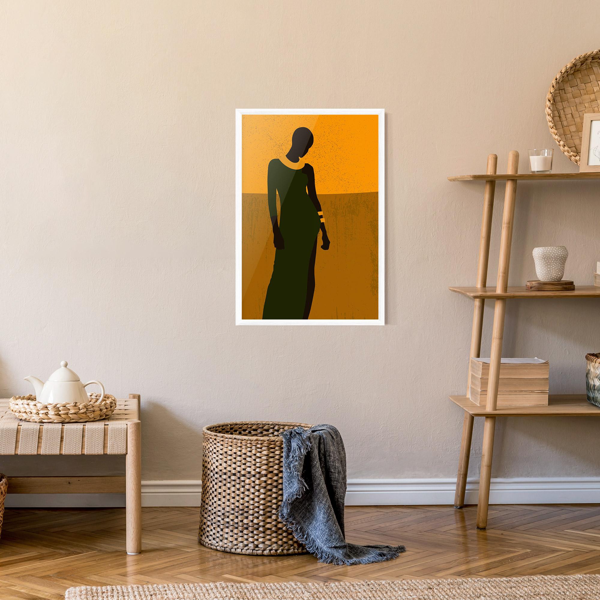 Gerahmte Poster African Dress mockup 9