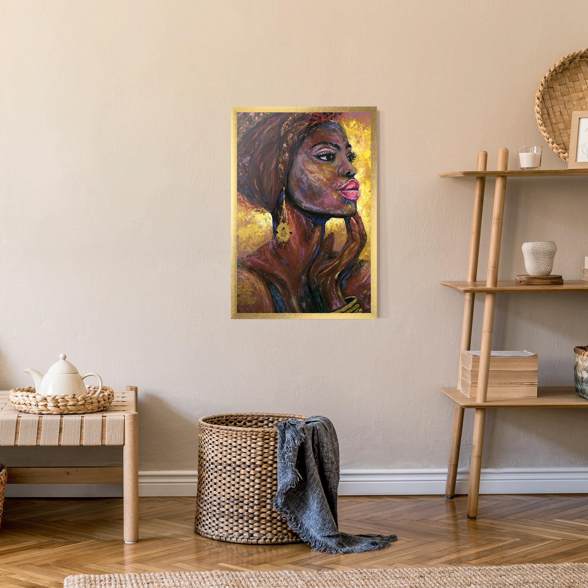 Gerahmte Poster African Women mockup 9