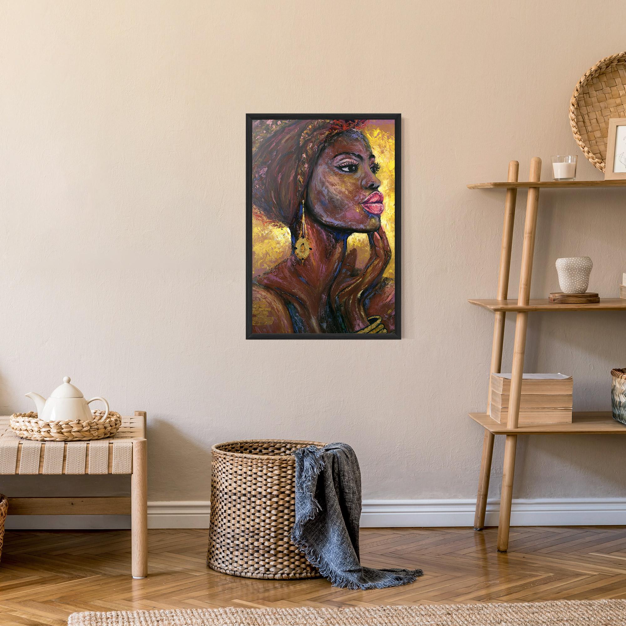 Gerahmte Poster African Women mockup 9