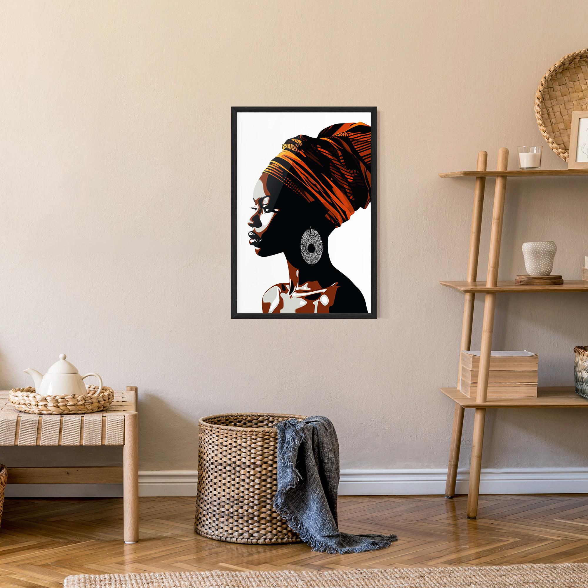 Gerahmte Poster Black Pretty Woman mockup 9