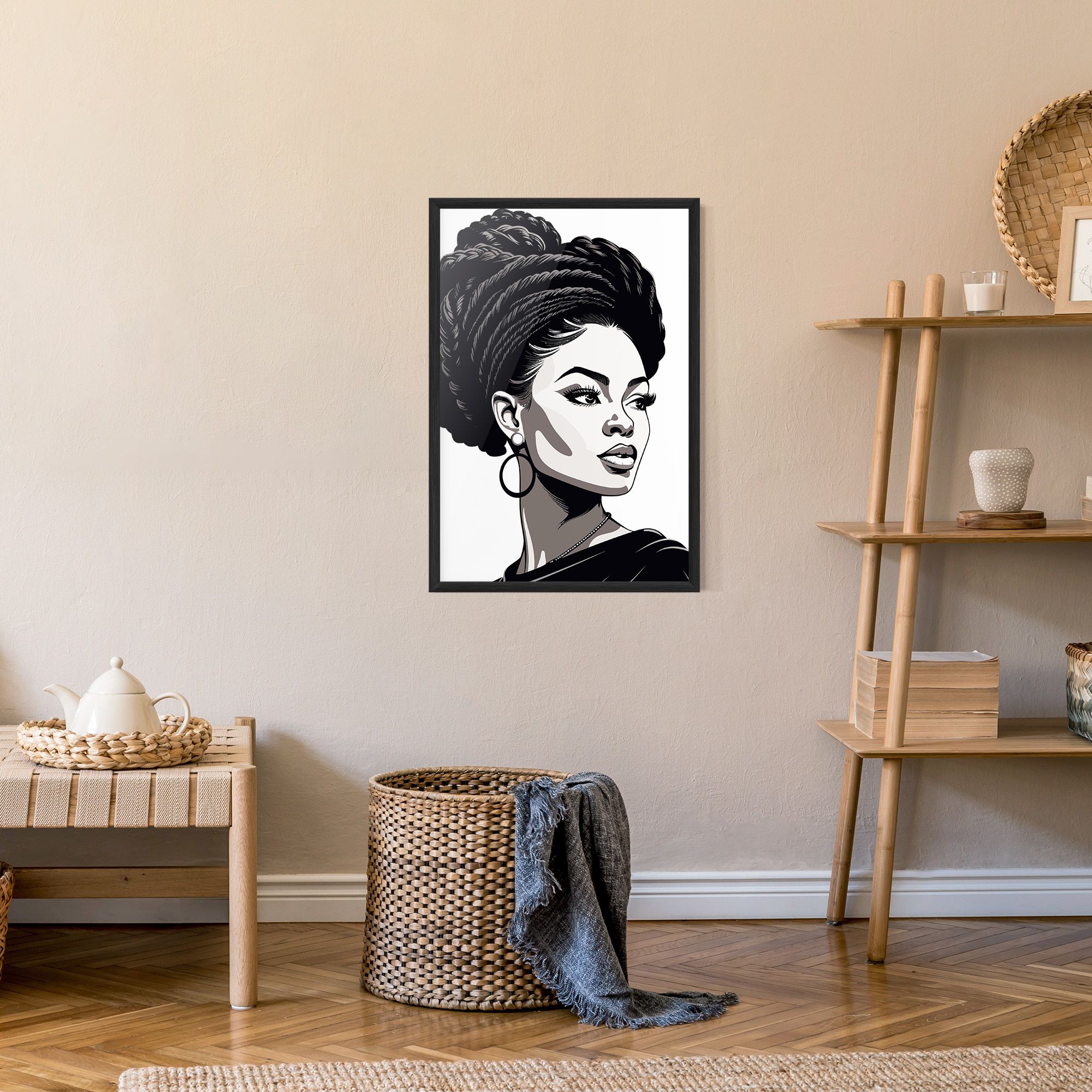 Brown Skin Woman mockup 9