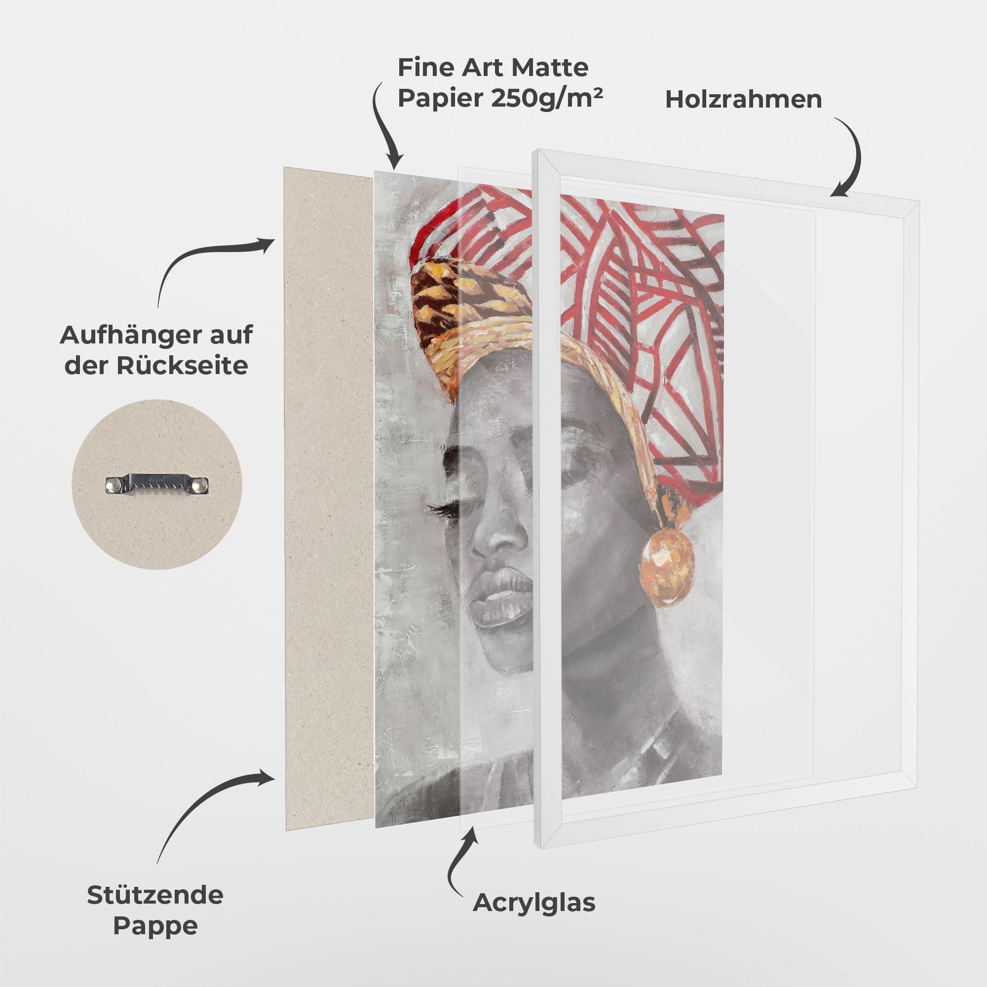 Gerahmte Poster Abeba mockup 1