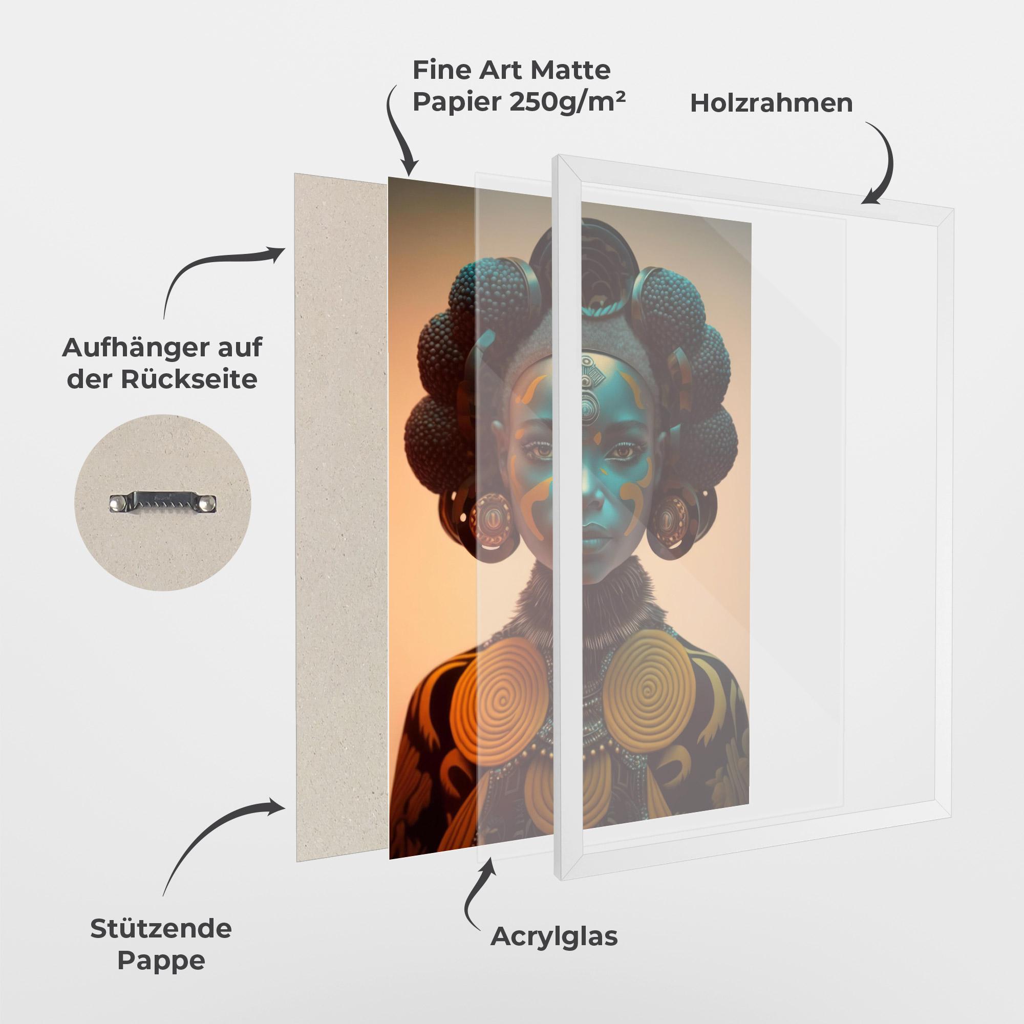 Gerahmte Poster Extravagant Clothing mockup 1