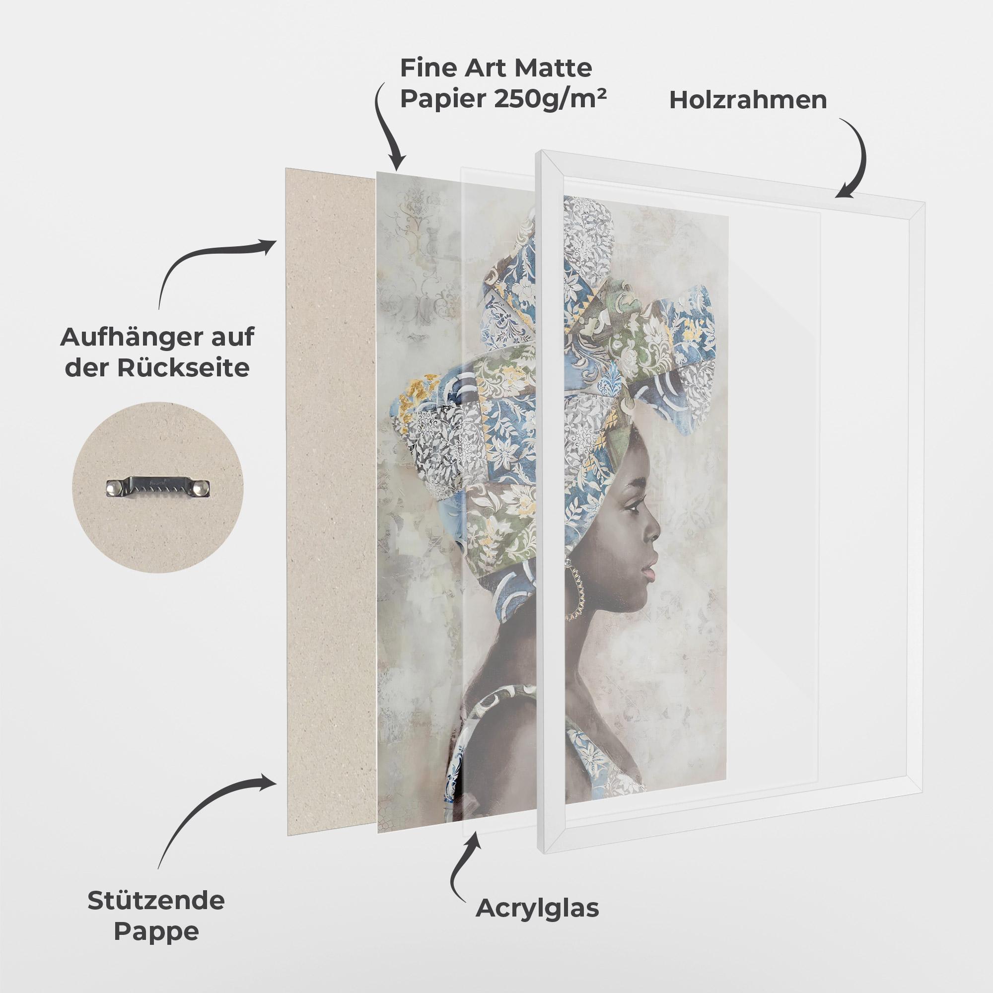 Gerahmte Poster Taraji mockup 1