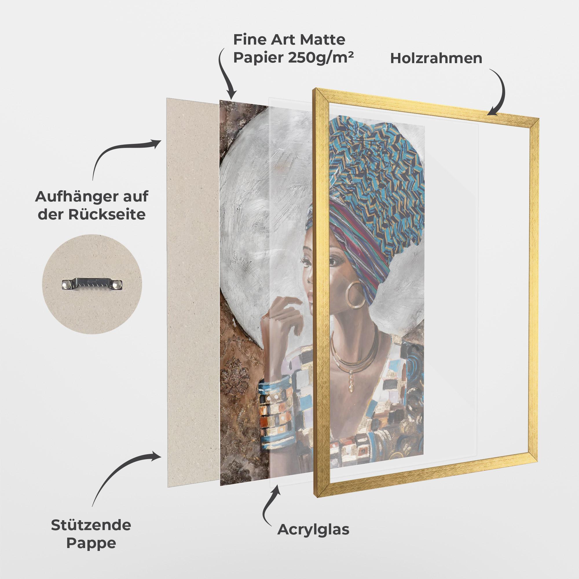 Gerahmte Poster Amara mockup 1