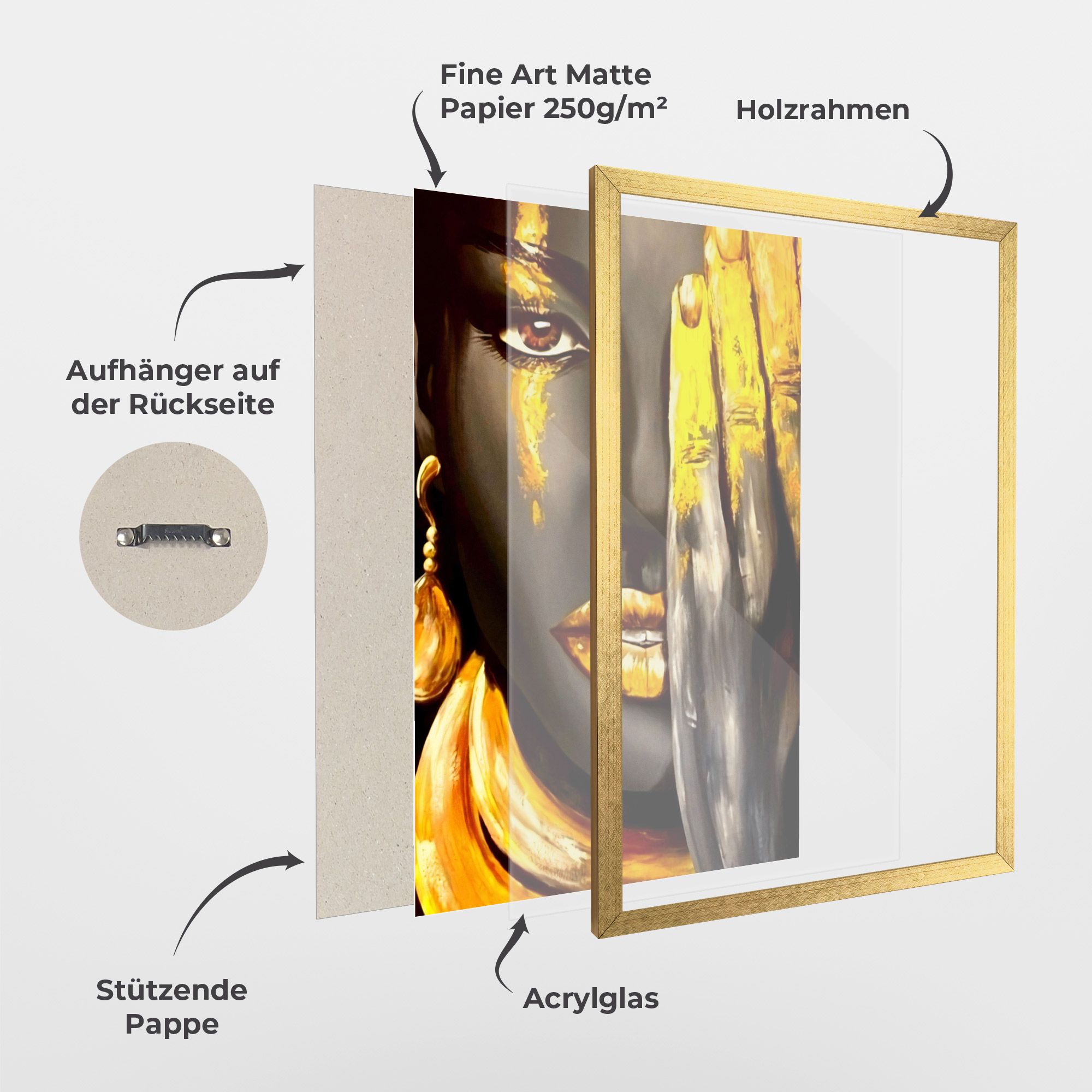 Golden African Women mockup 1