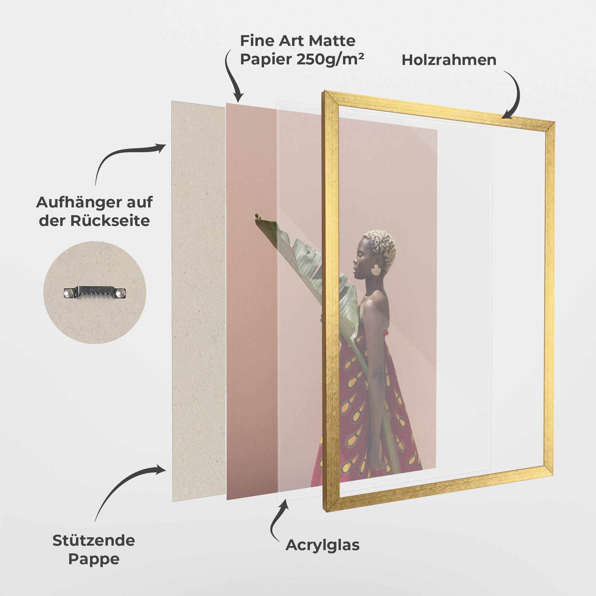 Gerahmte Poster Outdoors Fashion mockup 1