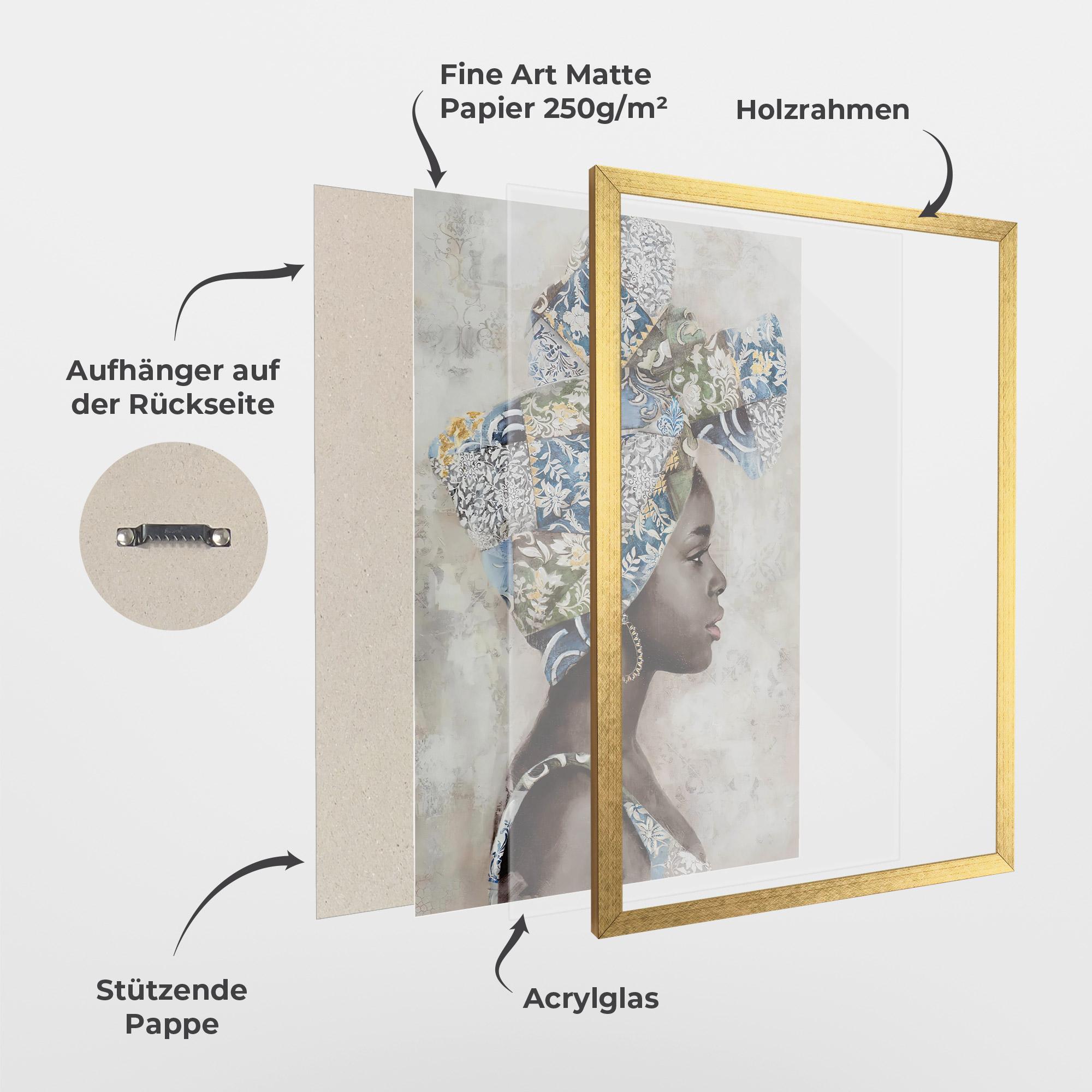 Gerahmte Poster Taraji mockup 1