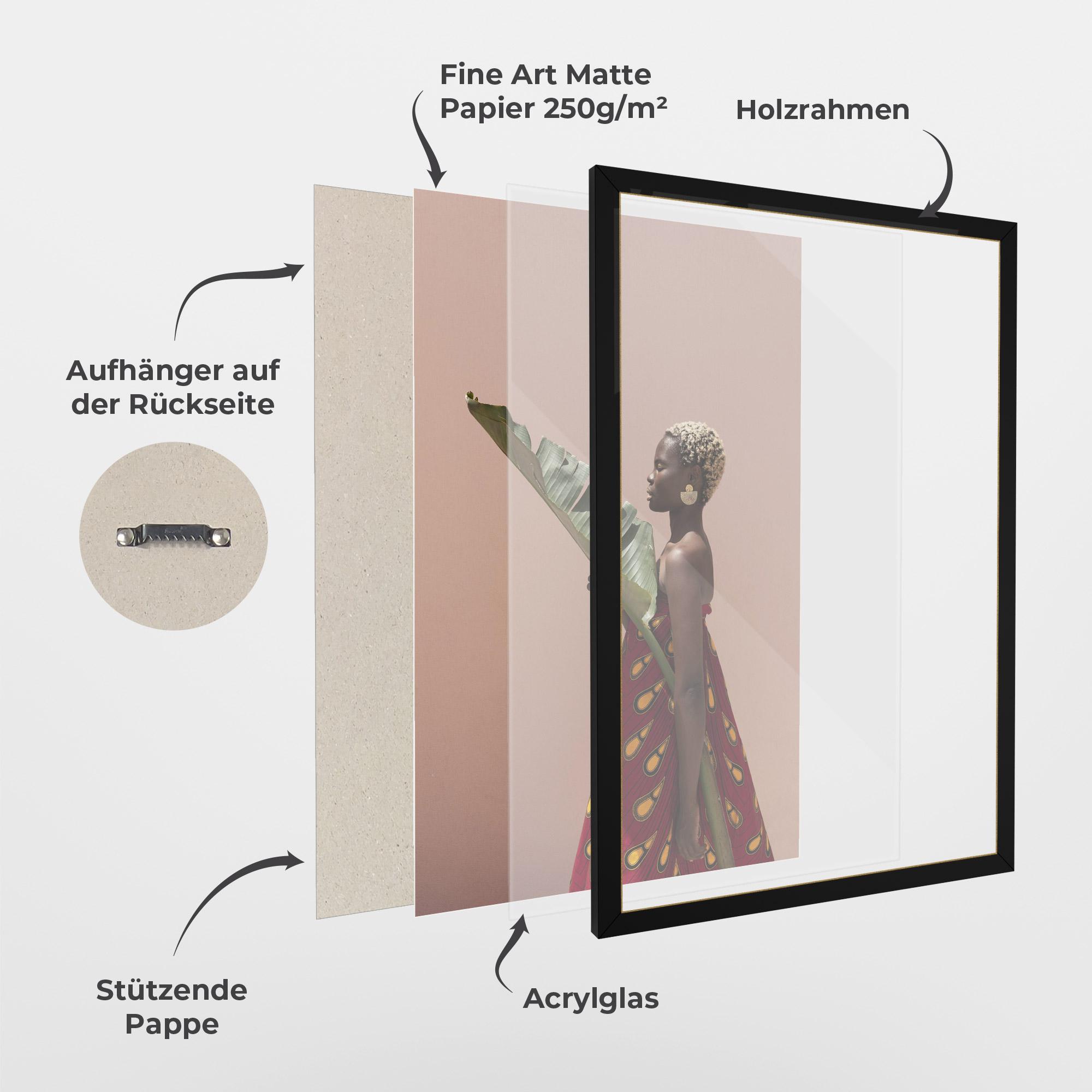 Gerahmte Poster Outdoors Fashion mockup 1