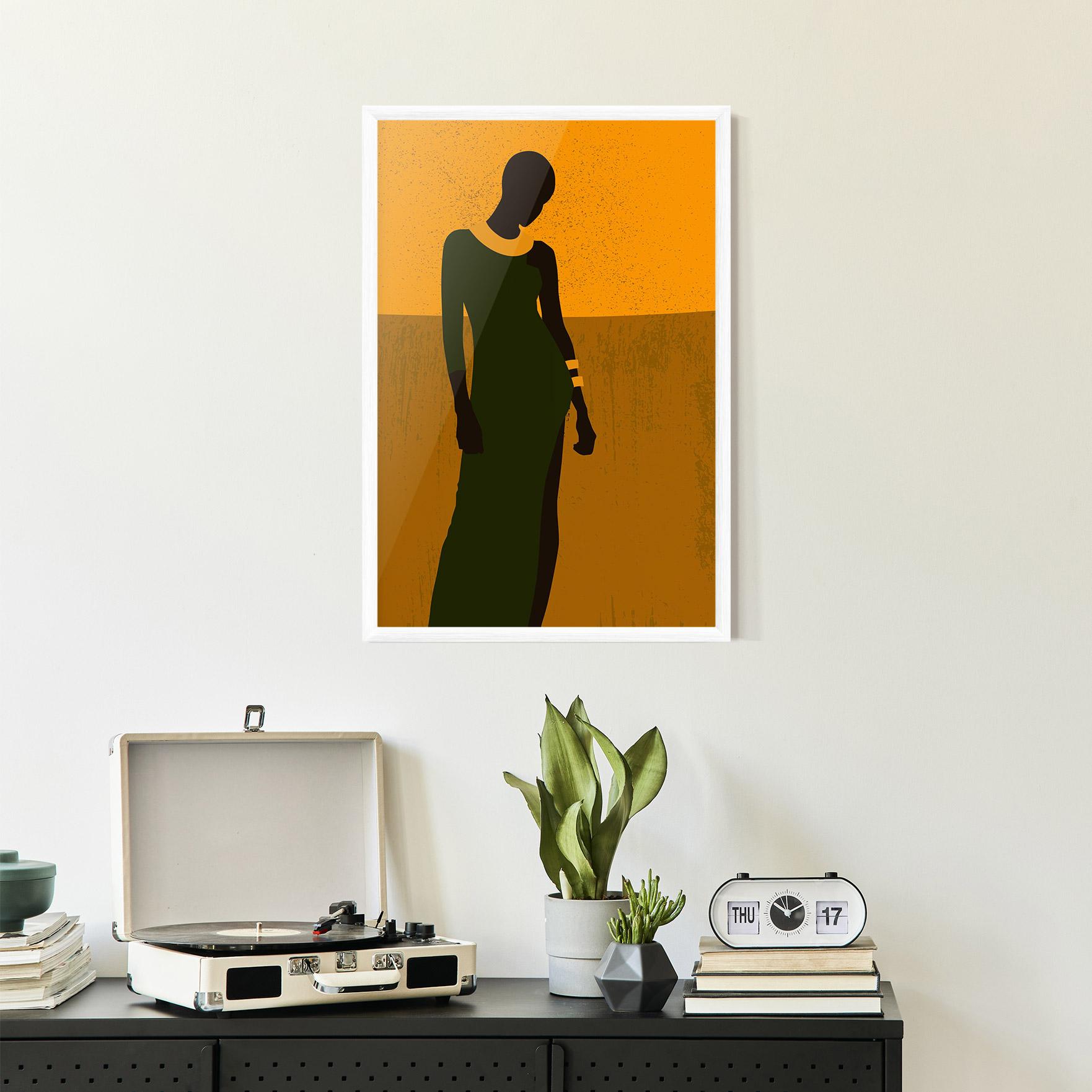 Gerahmte Poster African Dress mockup 2