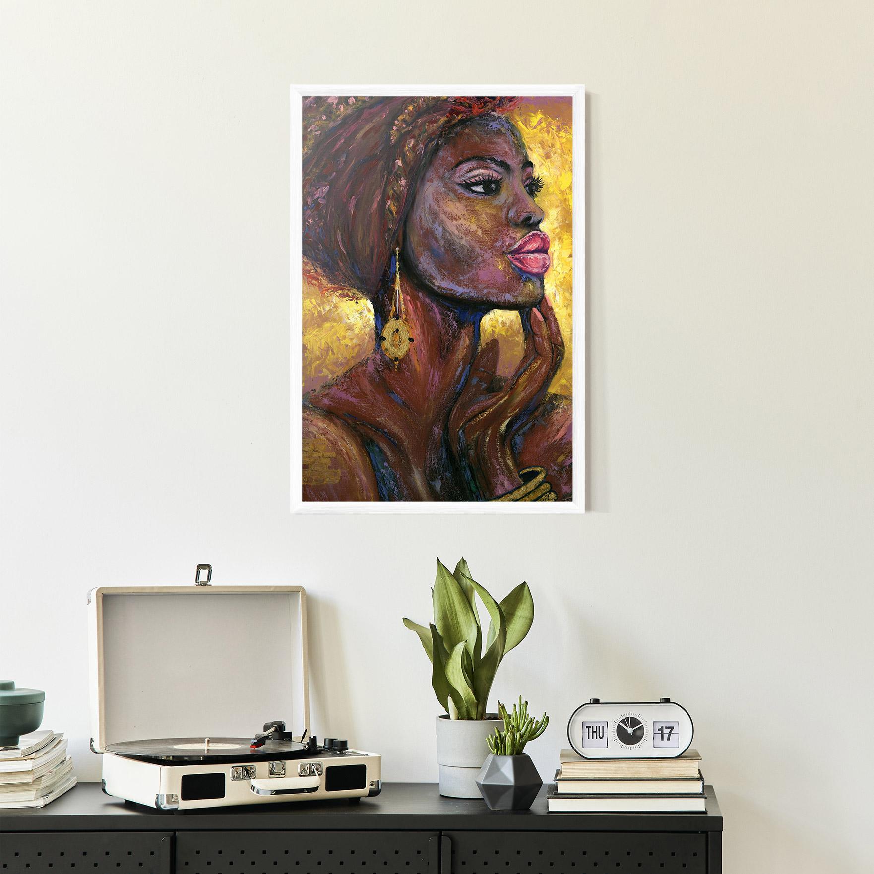 Gerahmte Poster African Women mockup 2