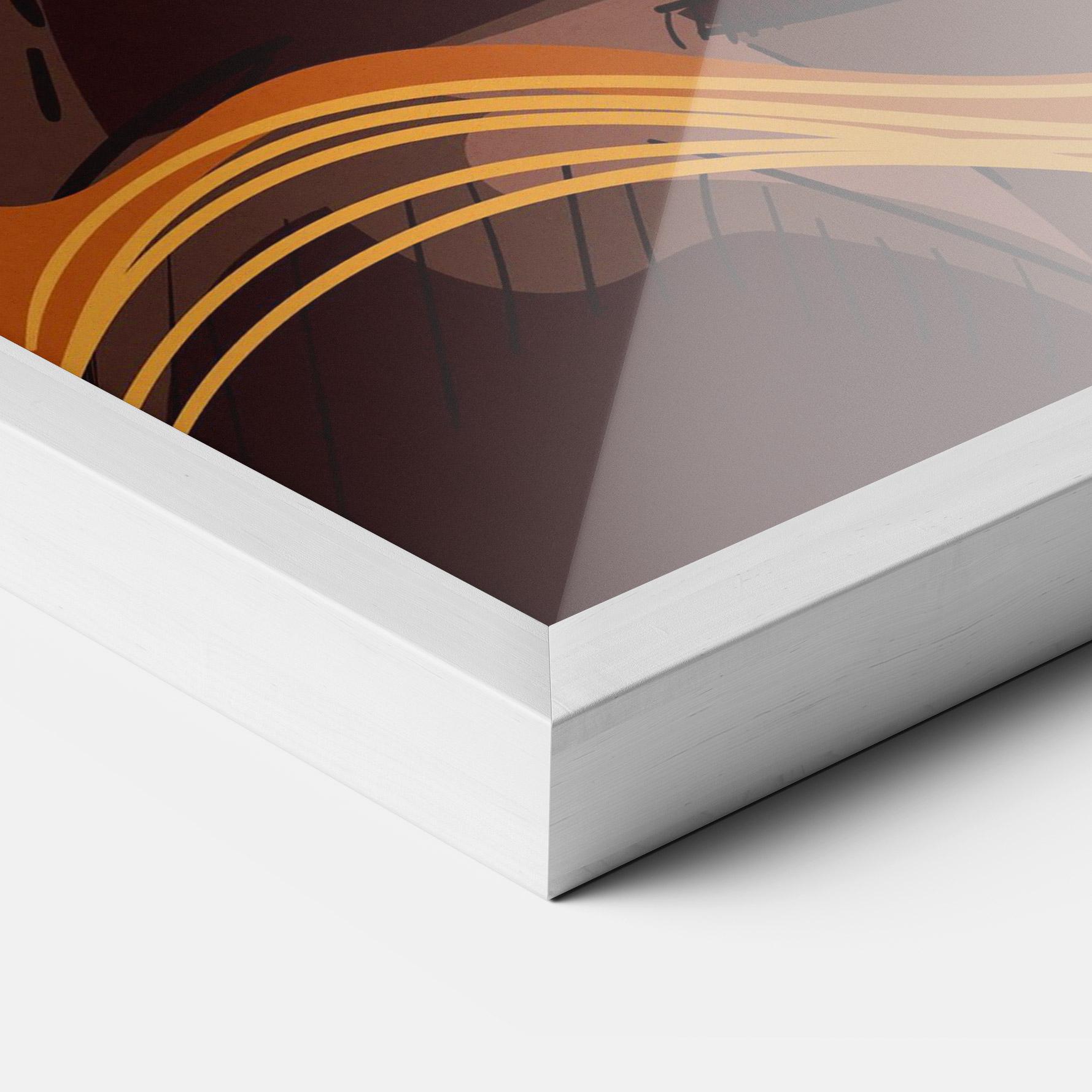 Gerahmte Poster African Short Hair mockup 3