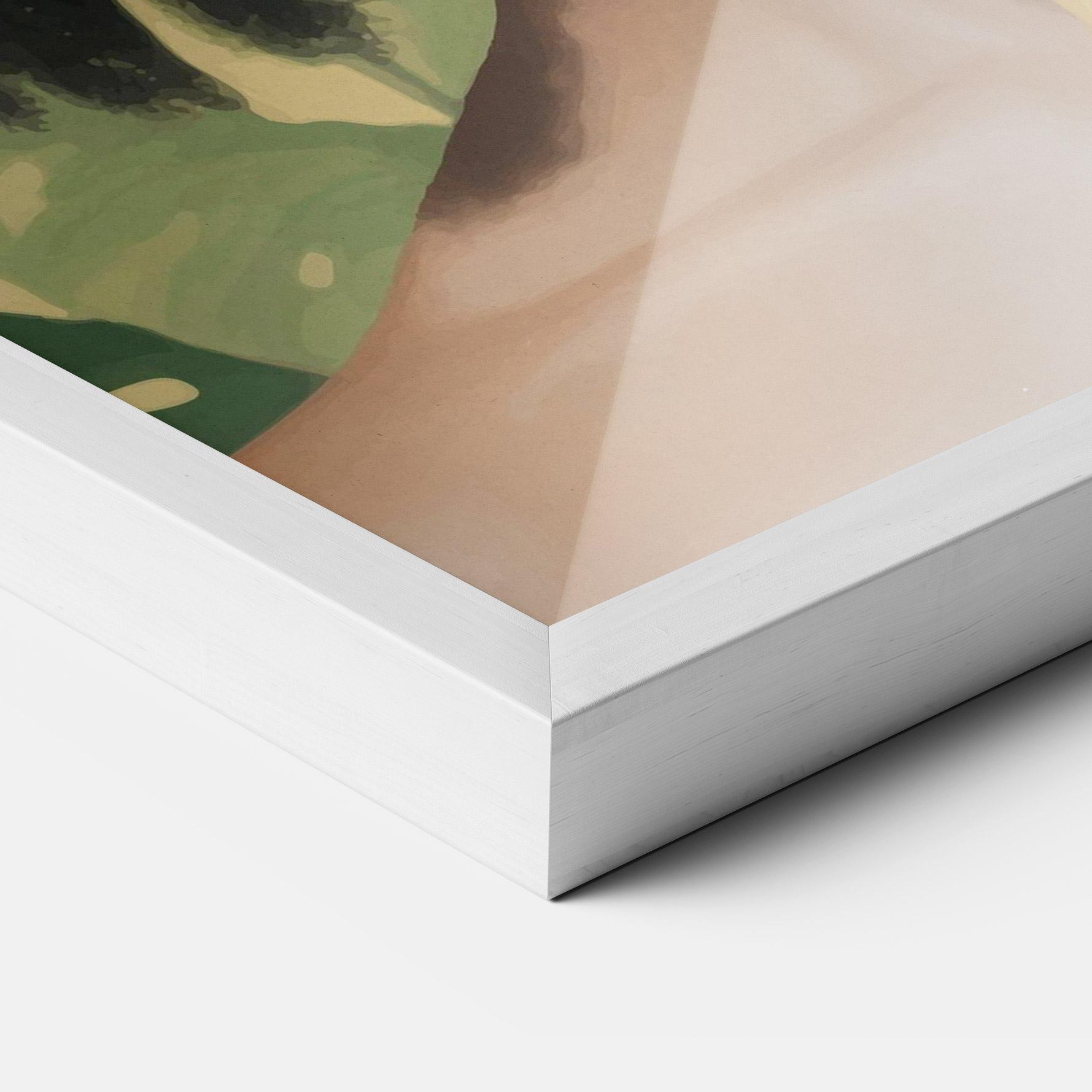 Gerahmte Poster Beautiful African Girl mockup 3