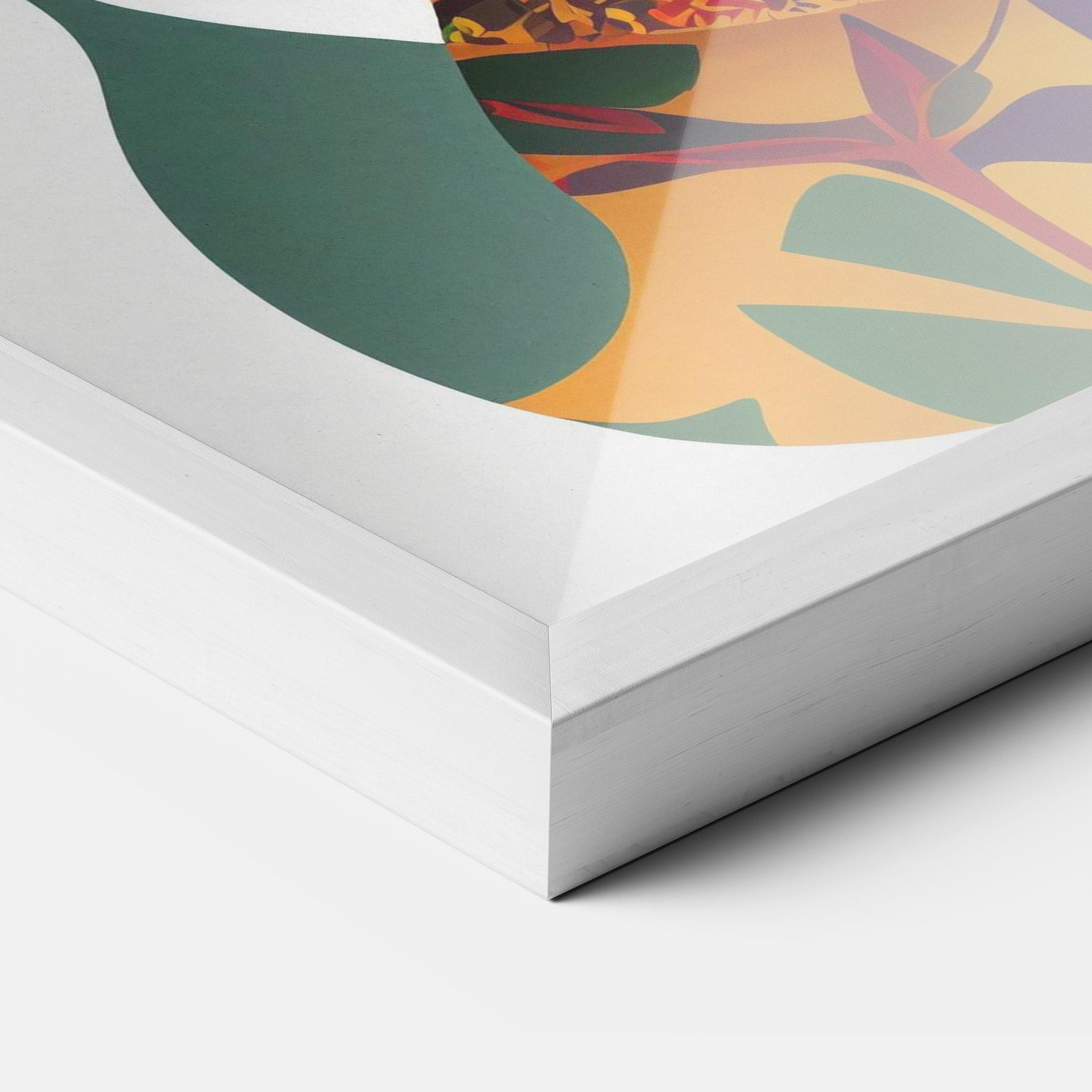 Gerahmte Poster Colorful African mockup 3