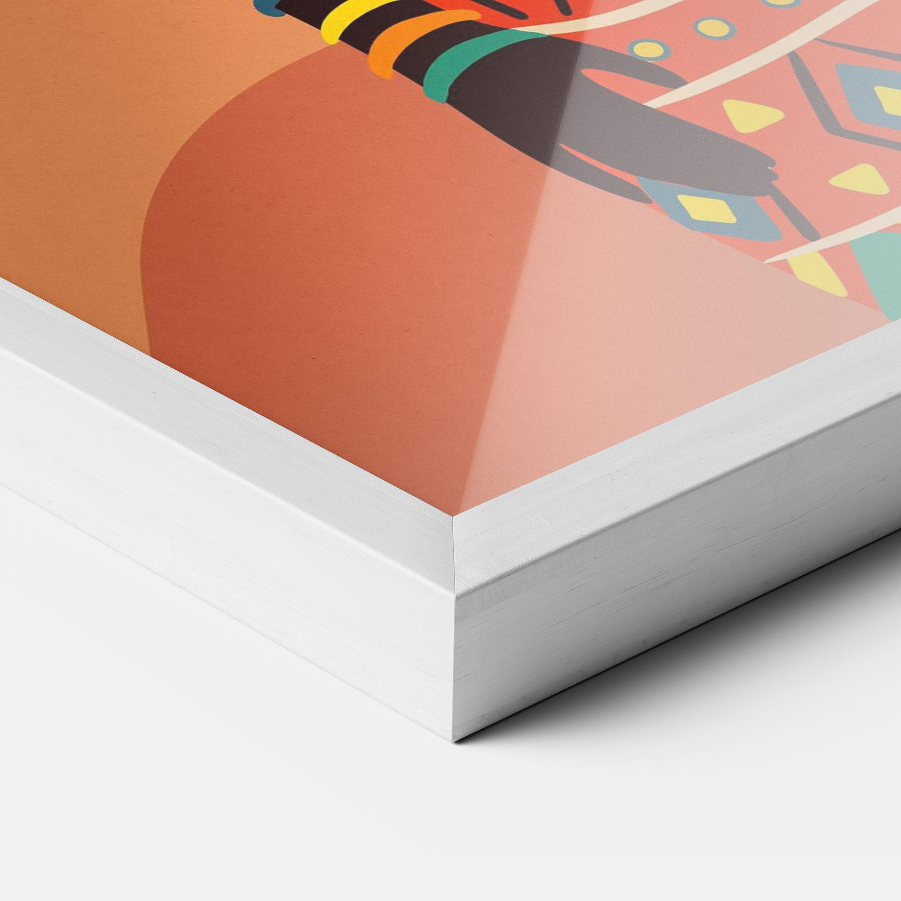 Gerahmte Poster Ethnic African Color mockup 3
