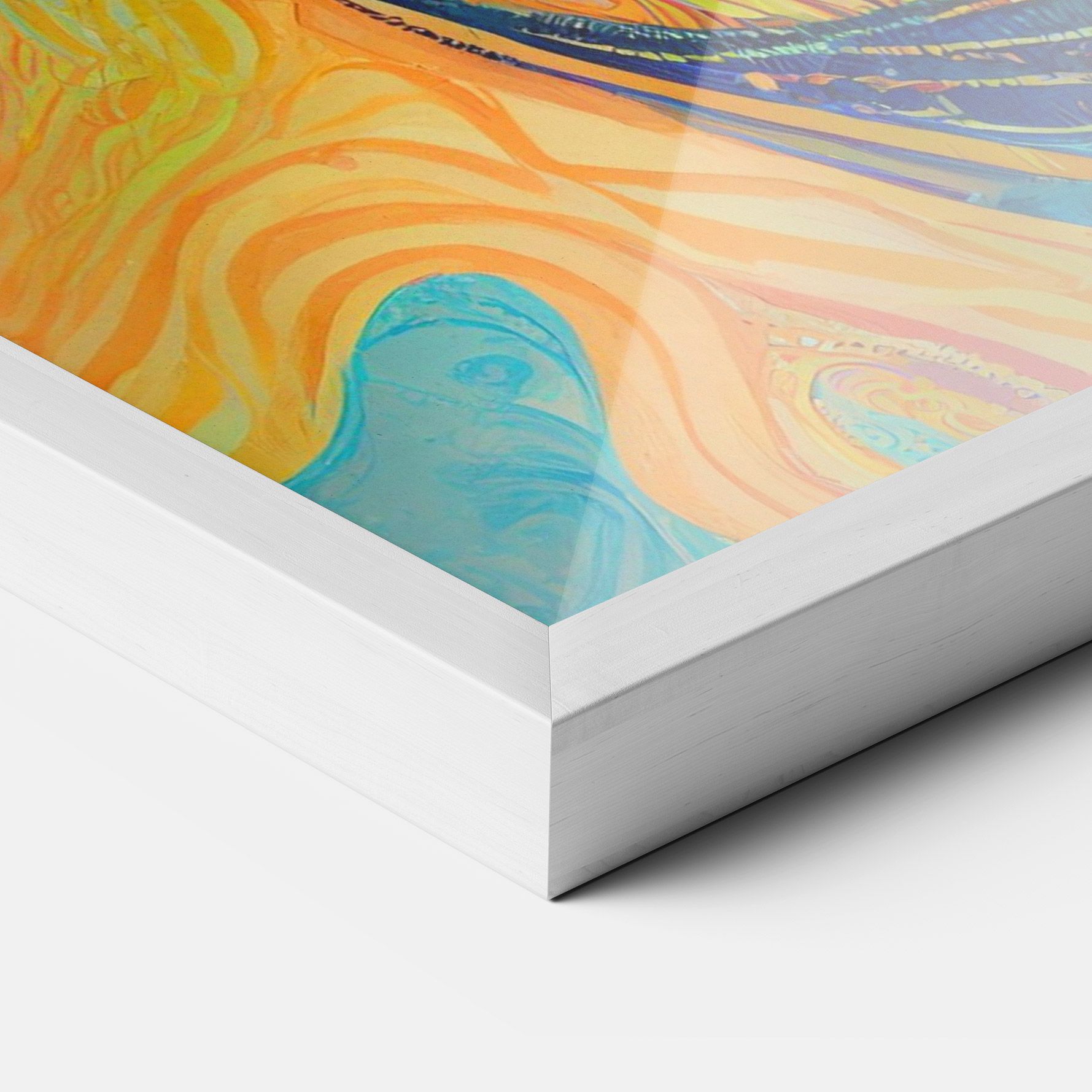 Portrait With Flowers mockup 3