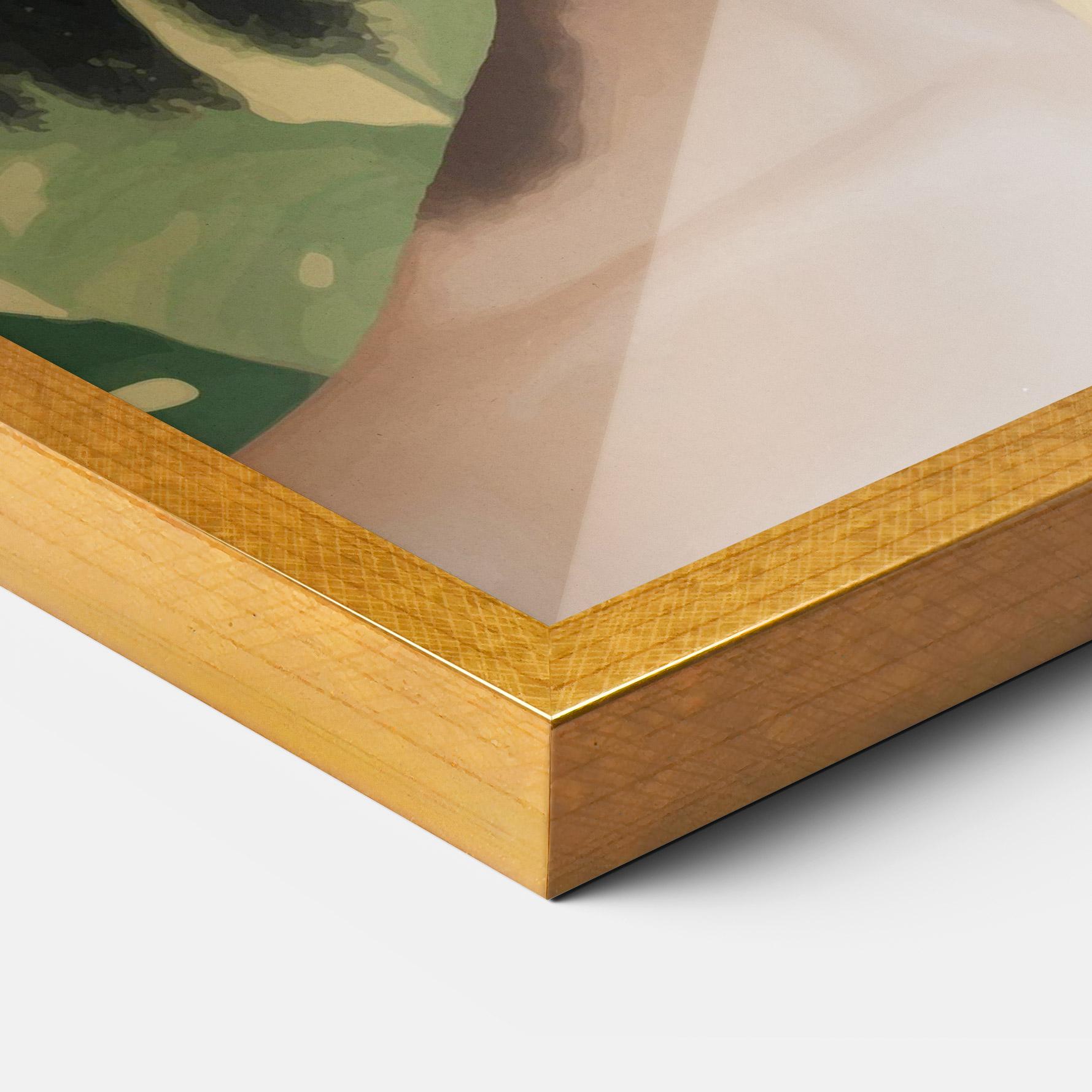 Gerahmte Poster Beautiful African Girl mockup 3