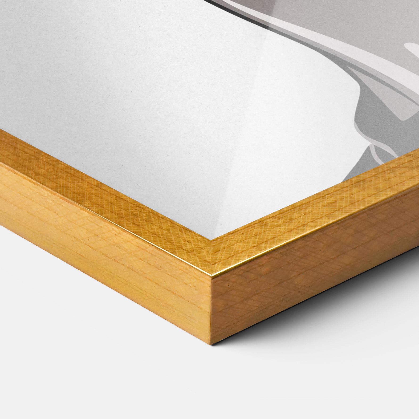 Gerahmte Poster Brown Skin Woman mockup 3