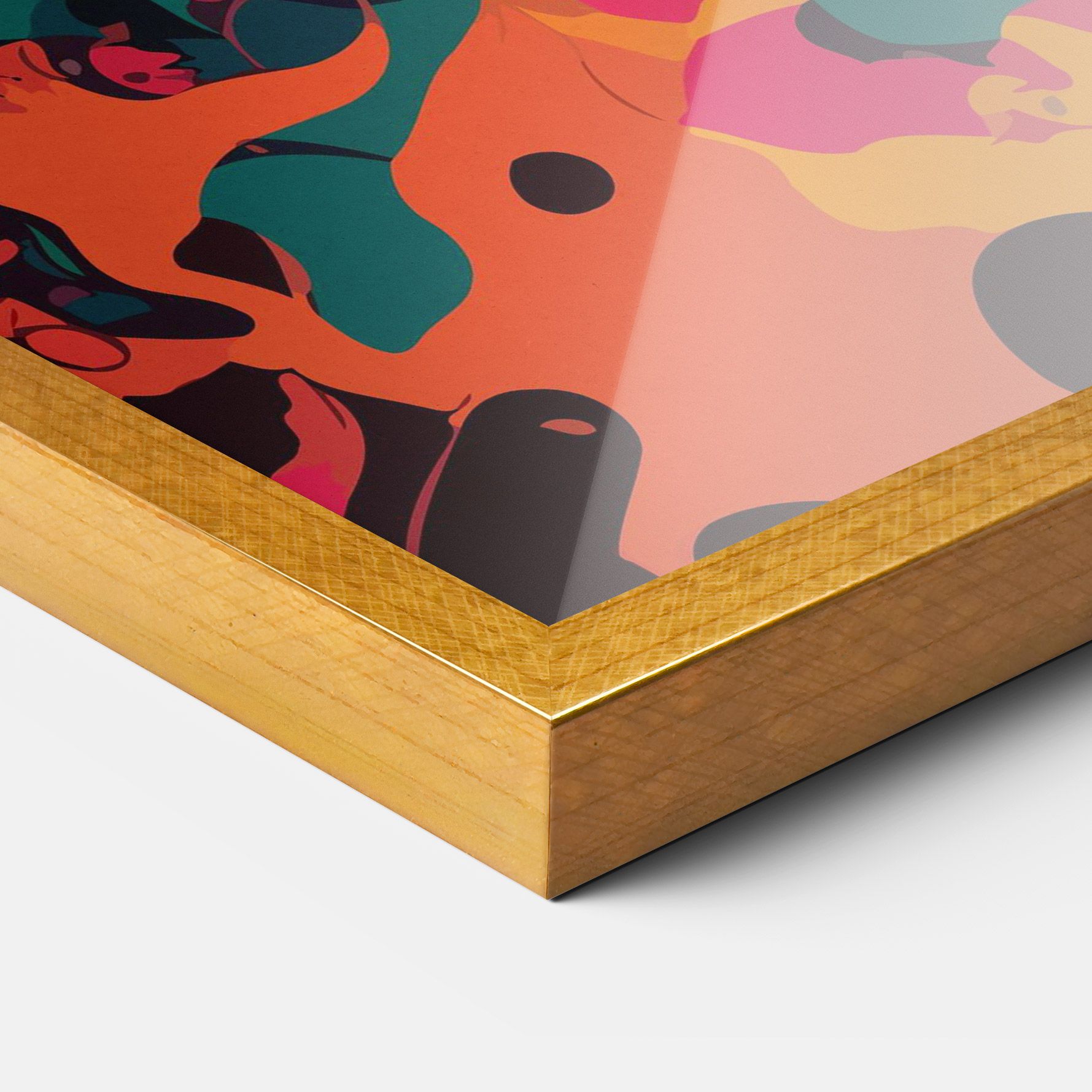 Colorful African Woman mockup 3