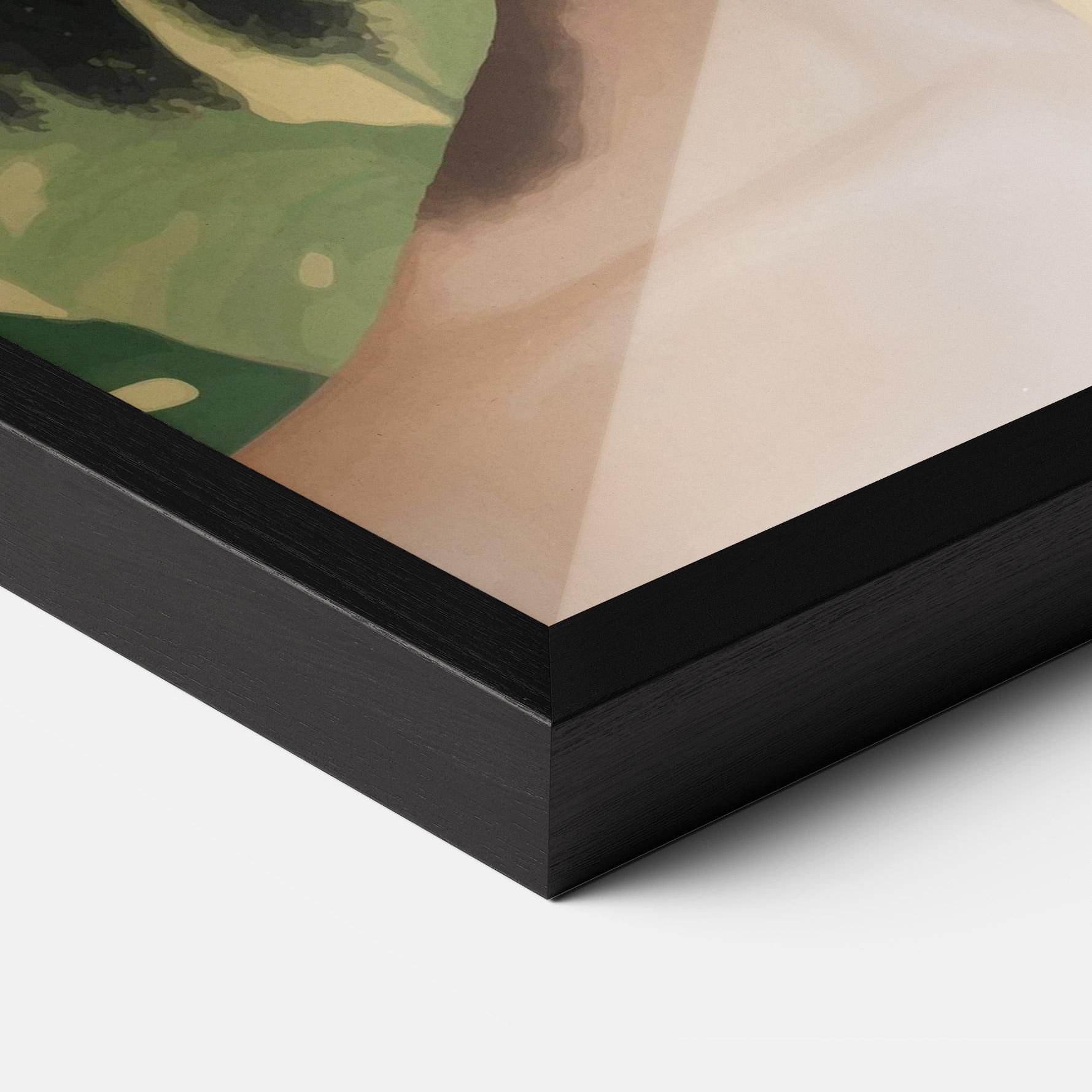 Gerahmte Poster Beautiful African Girl mockup 3