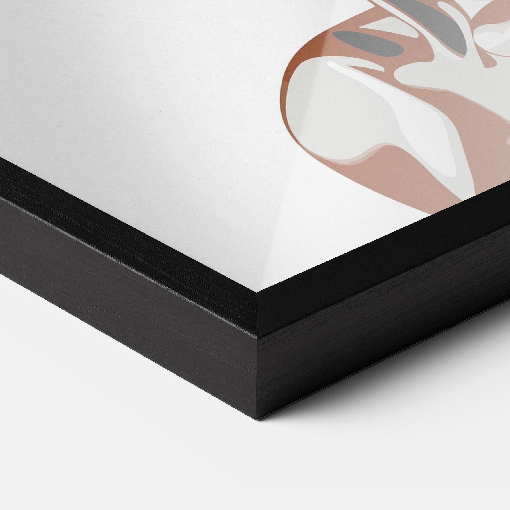 Gerahmte Poster Black Pretty Woman mockup 3