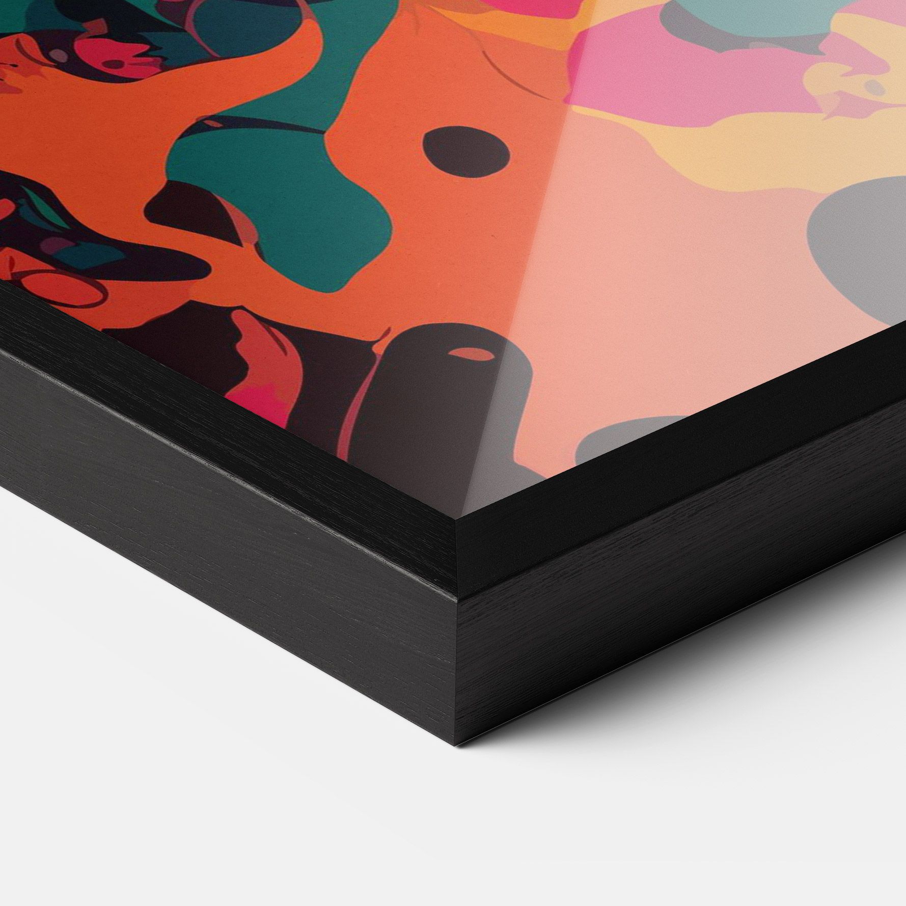 Colorful African Woman mockup 3