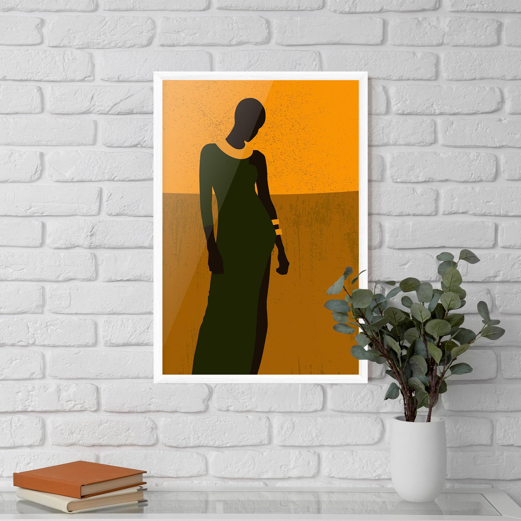Gerahmte Poster African Dress mockup 5