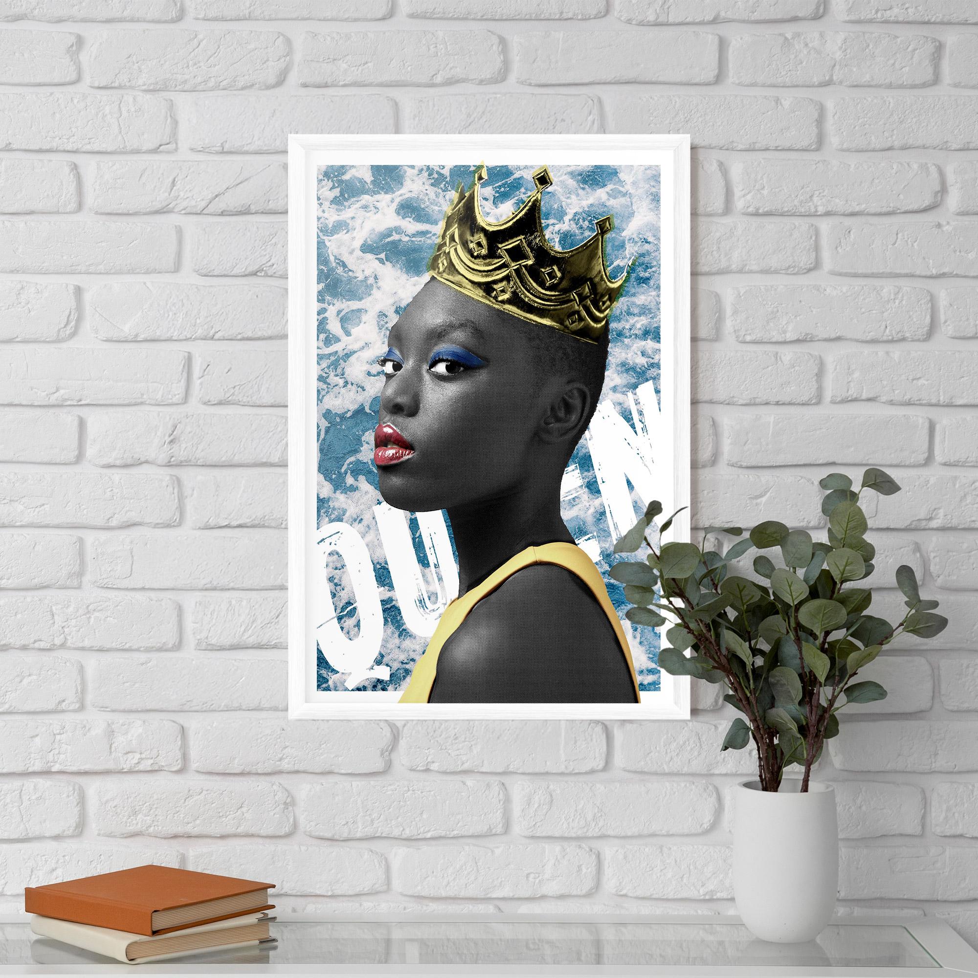 Gerahmte Poster American Woman Crown mockup 5