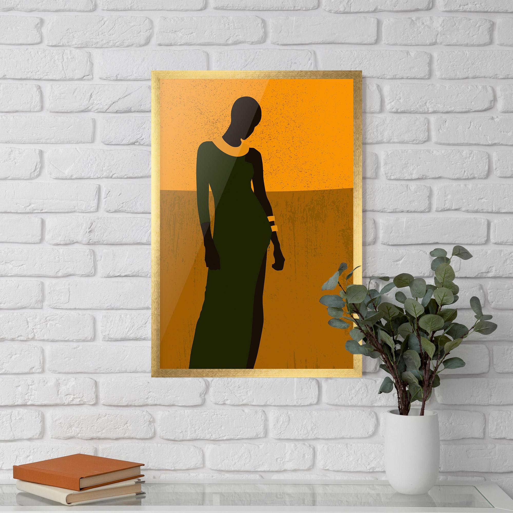 Gerahmte Poster African Dress mockup 5