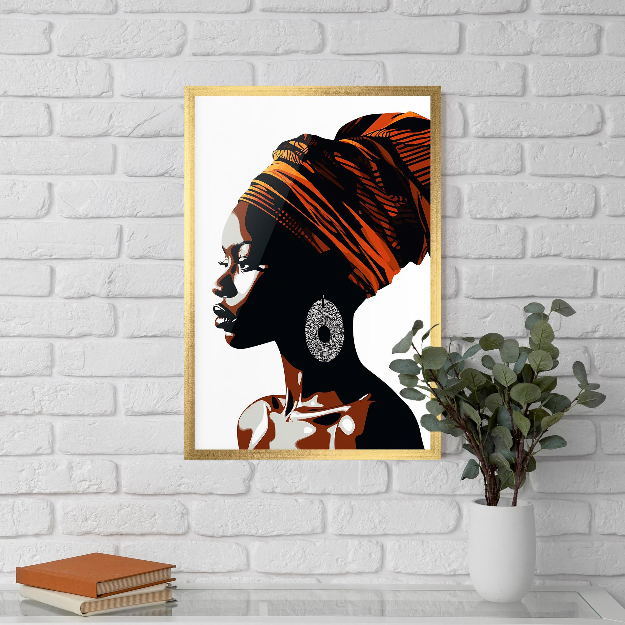 Gerahmte Poster Black Pretty Woman mockup 5