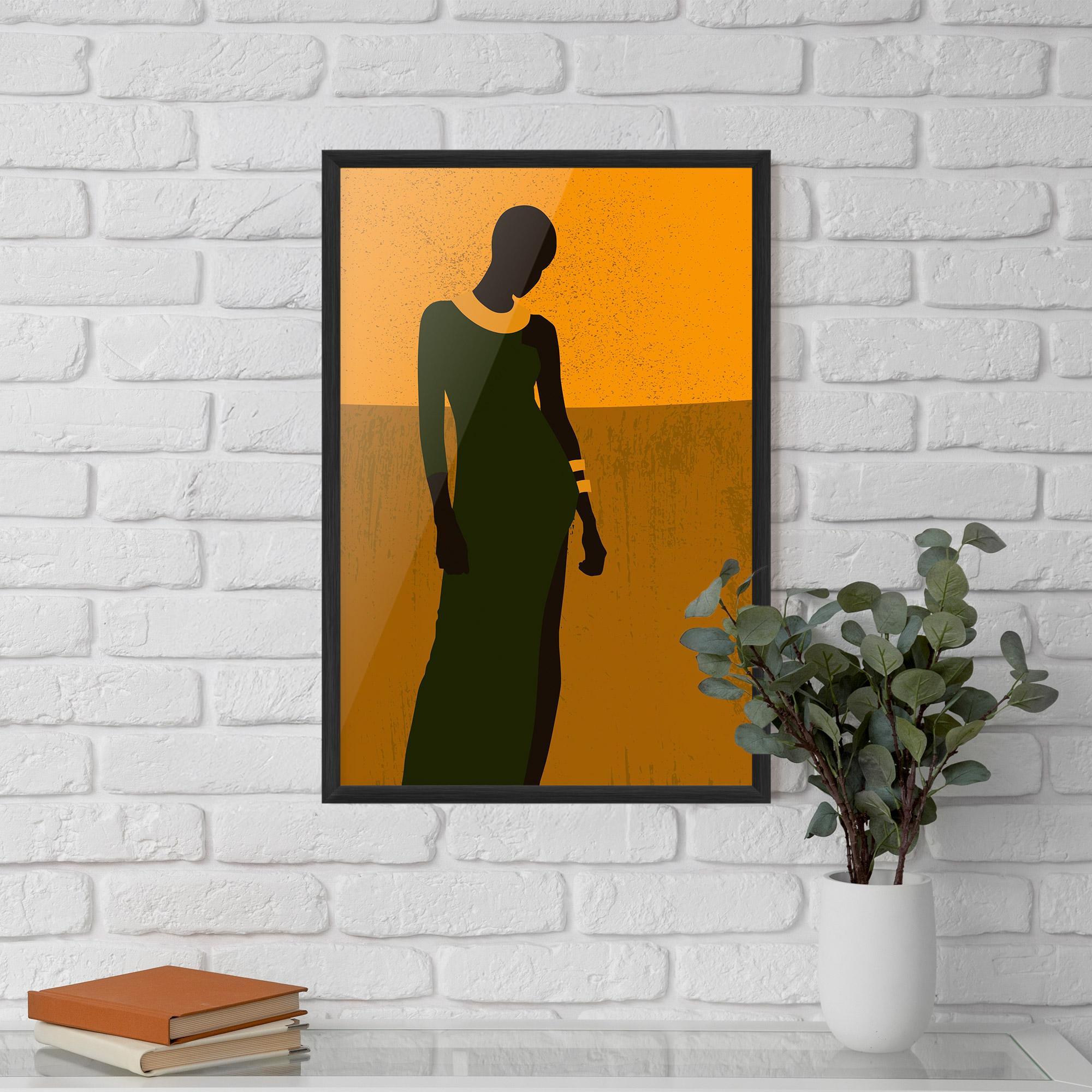 Gerahmte Poster African Dress mockup 5