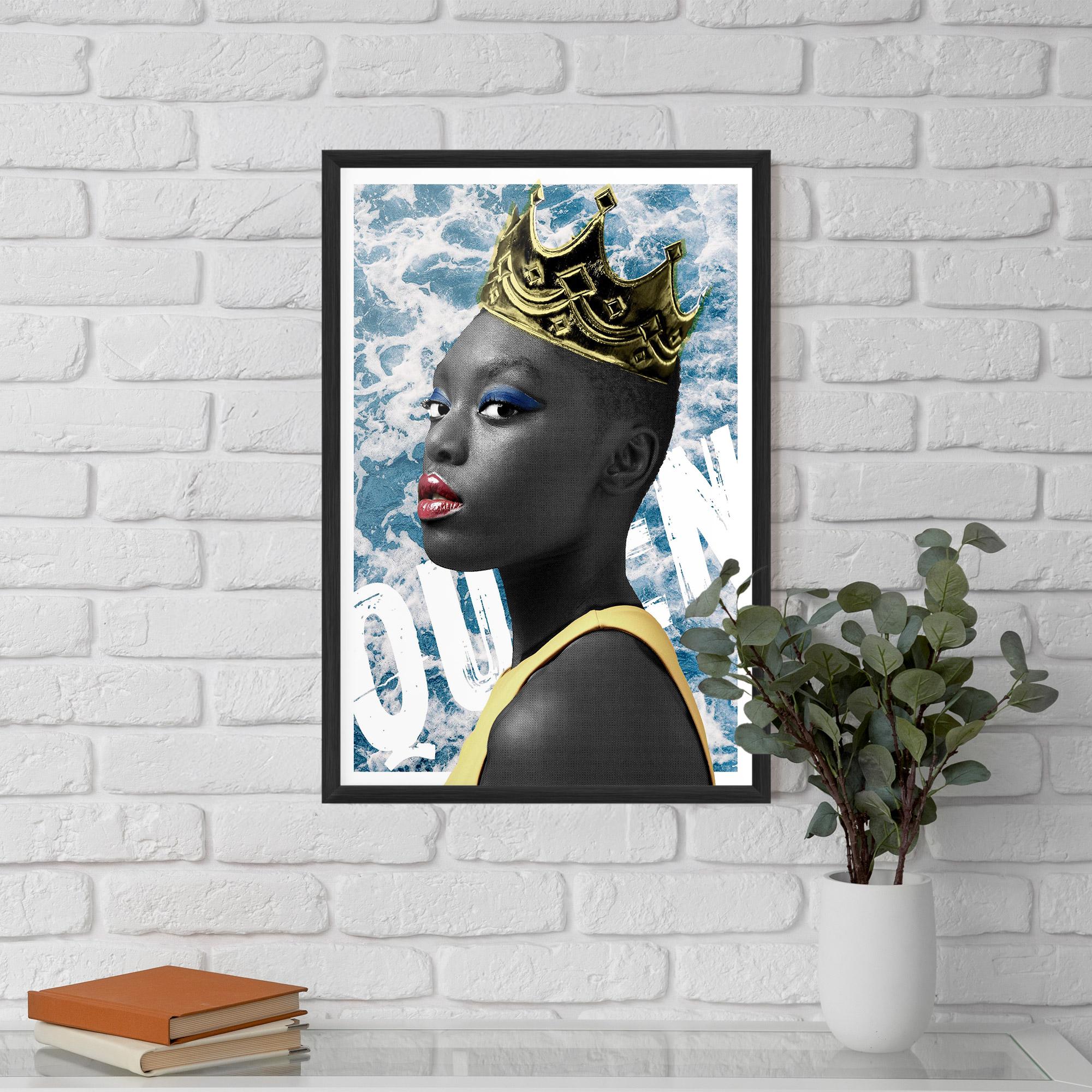 Gerahmte Poster American Woman Crown mockup 5