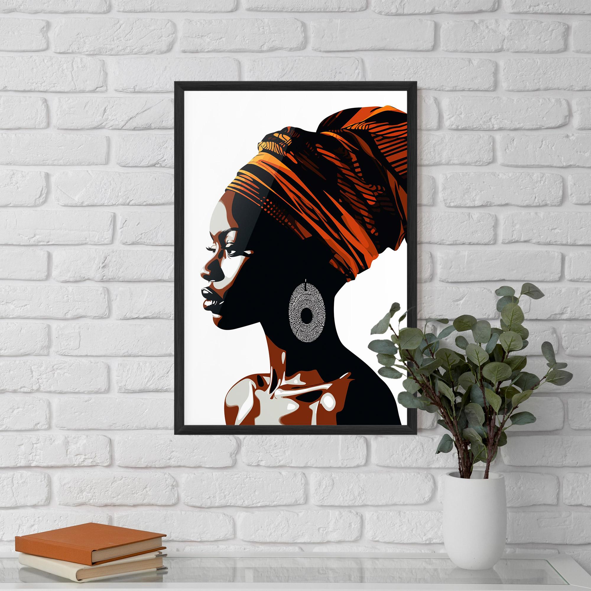 Gerahmte Poster Black Pretty Woman mockup 5