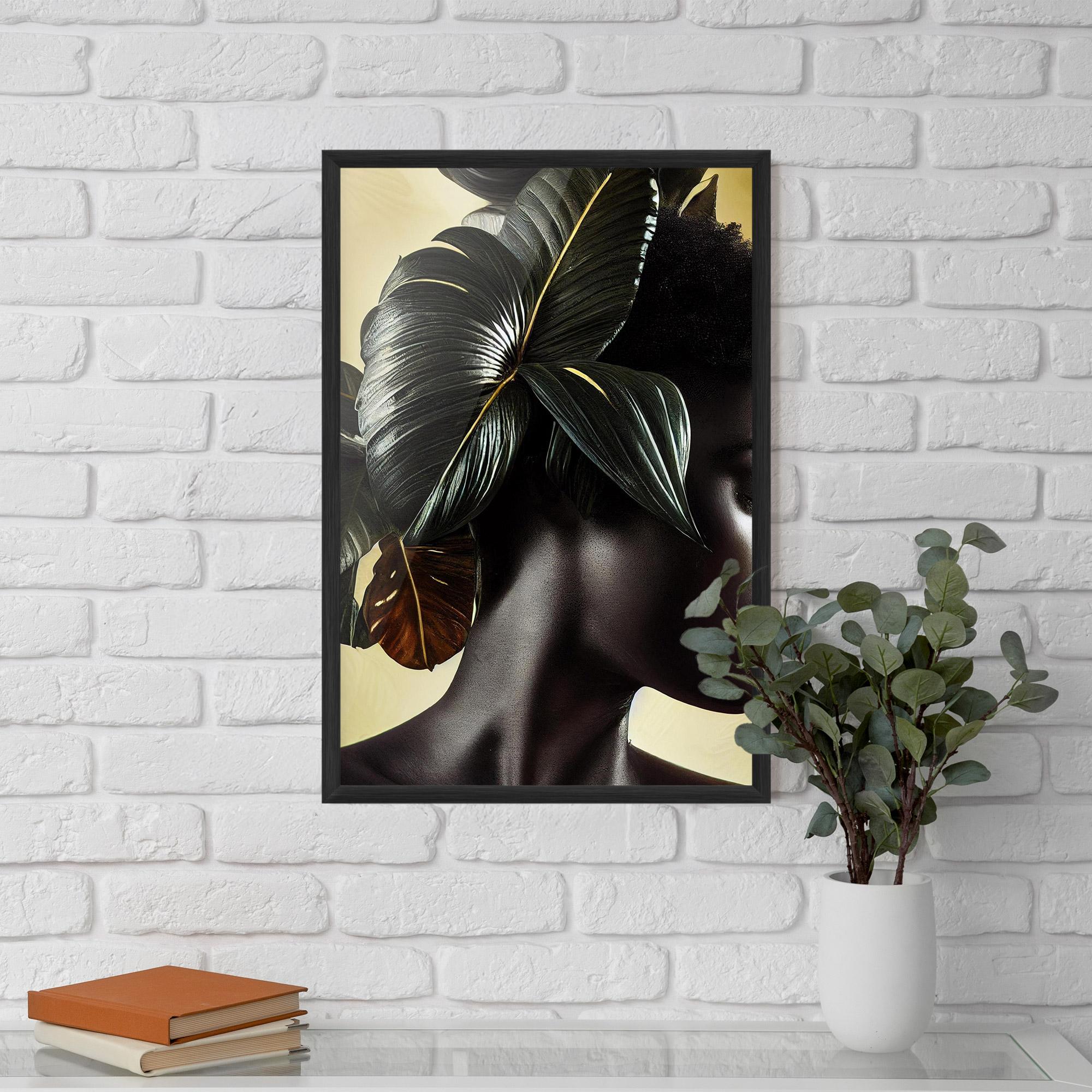 Gerahmte Poster Leaf Woman mockup 5
