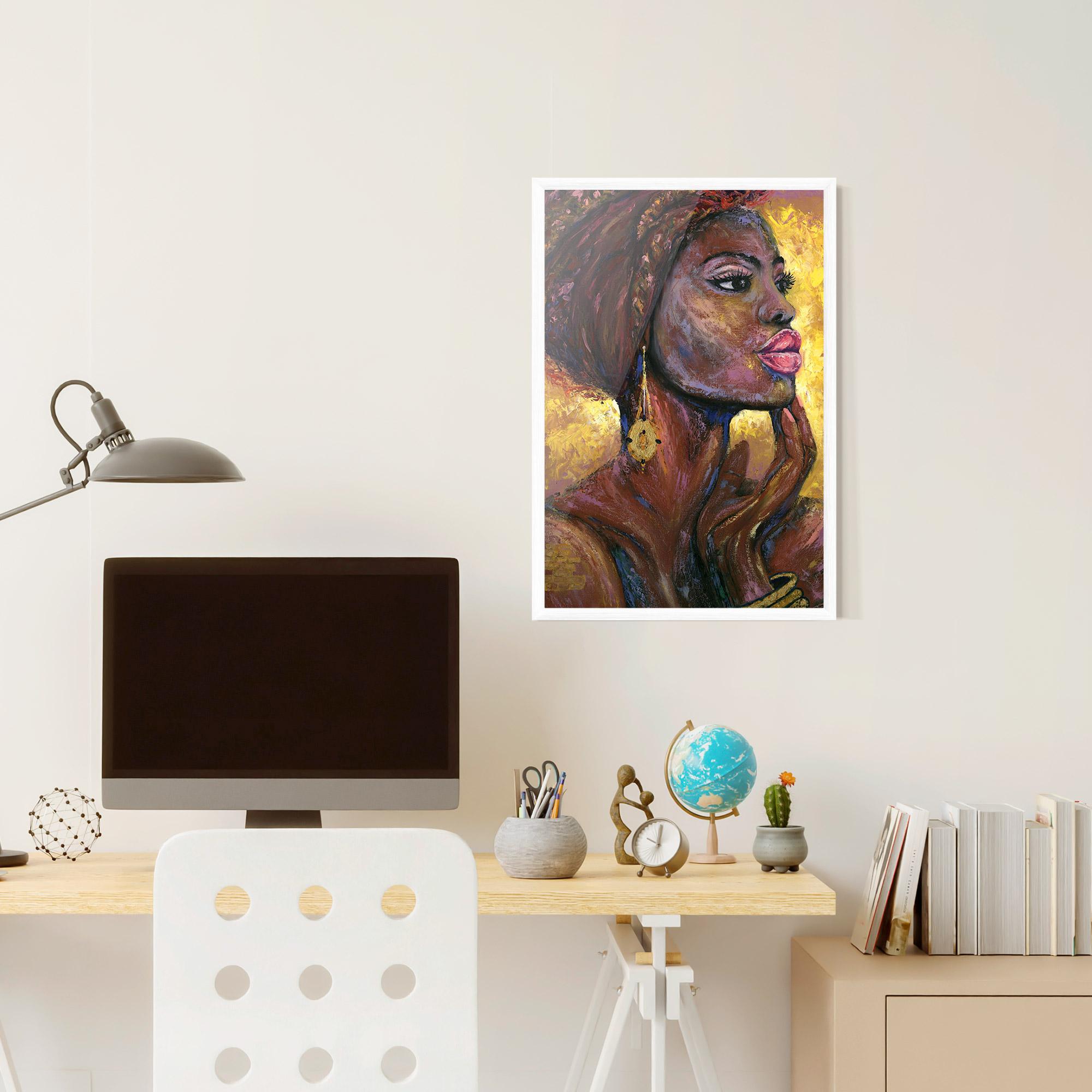 Gerahmte Poster African Women mockup 6