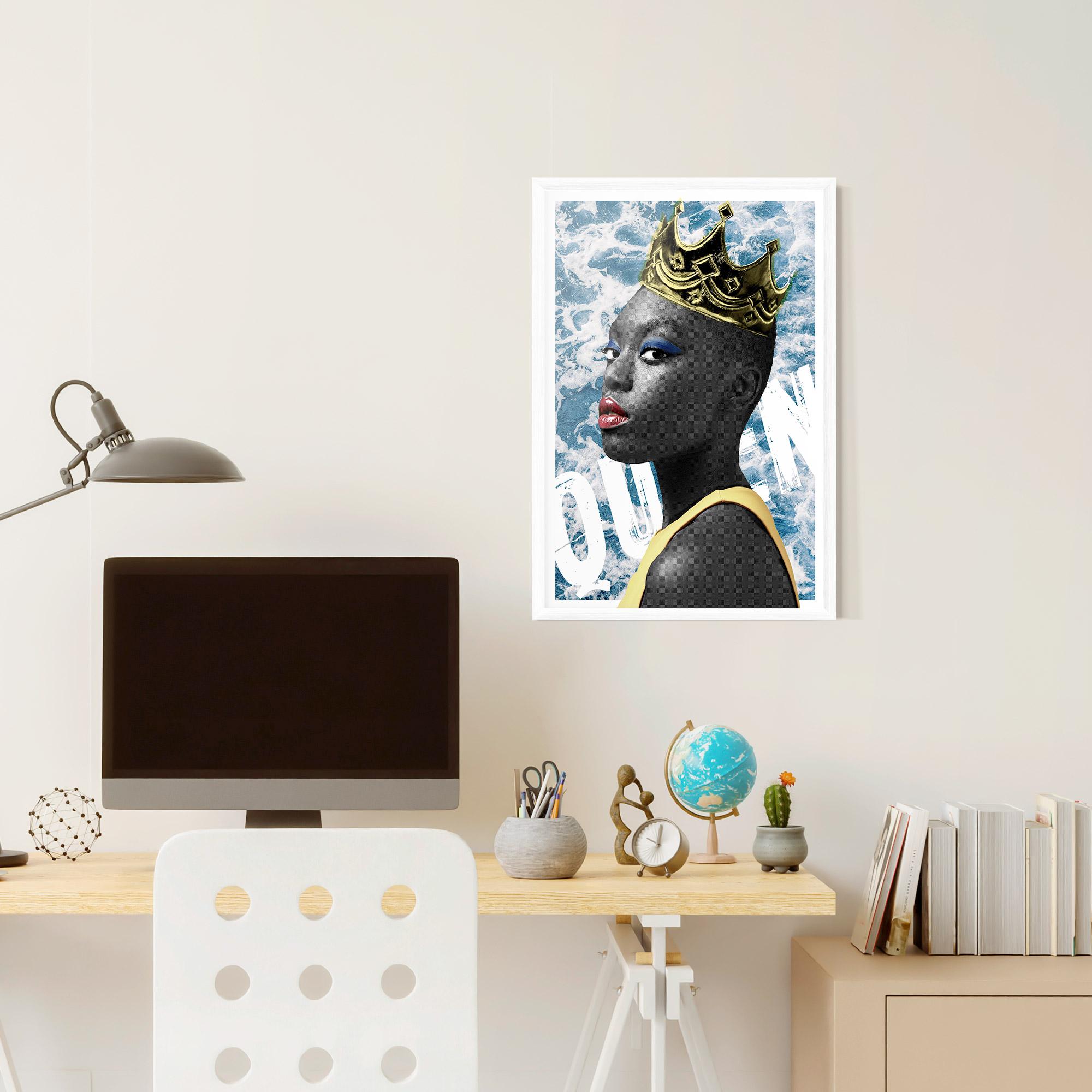 Gerahmte Poster American Woman Crown mockup 6