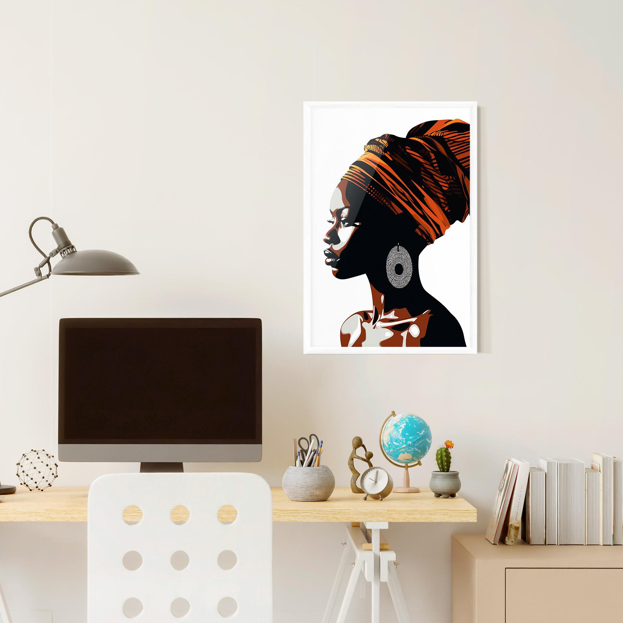 Gerahmte Poster Black Pretty Woman mockup 6