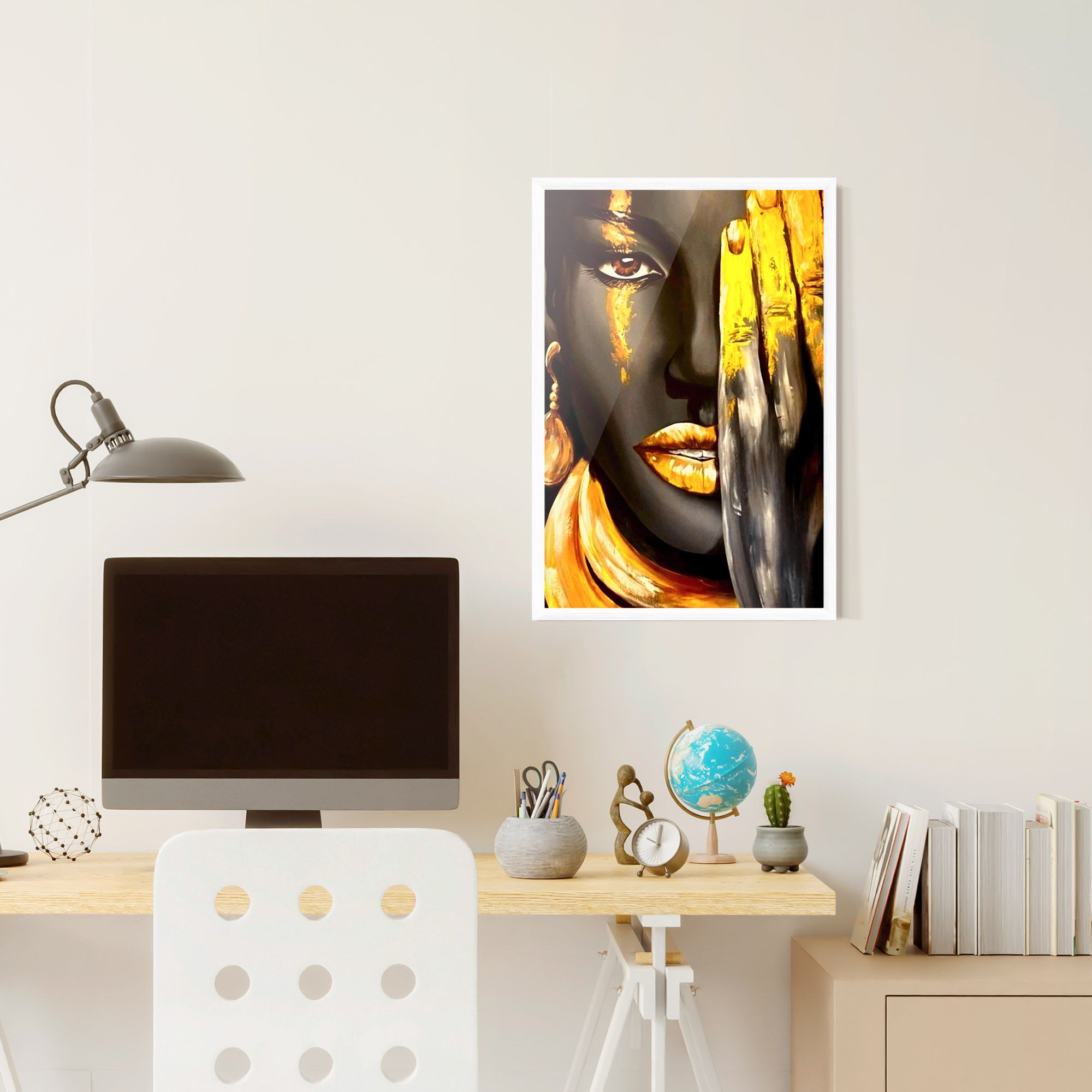 Golden African Women mockup 6